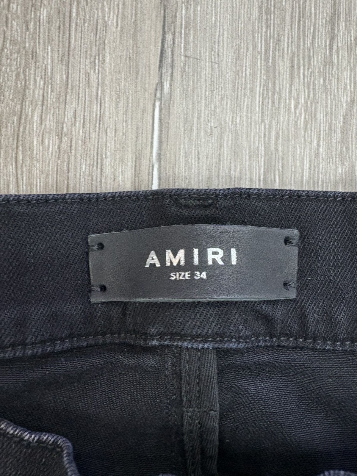 Amiri Amiri Core Applique Jeans “Aged Black” Size US 34 / EU 50 - 3 Thumbnail