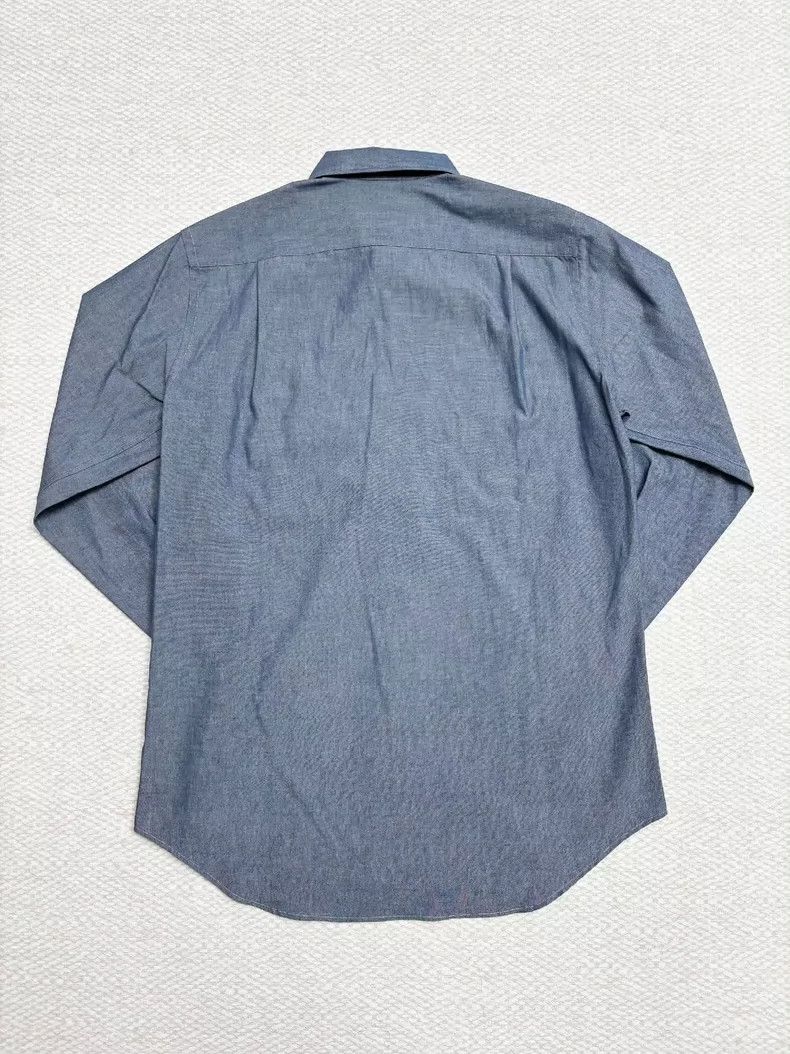 Loro Piana LORO PIANA Blue long-sleeved shirt Size US M / EU 48-50 / 2 - 3 Thumbnail