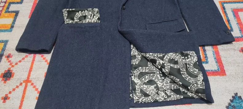 Number (N)ine Number (N)ine Nissan note tweed coat jacket windbreaker jac Size US L / EU 52-54 / 3 - 3 Thumbnail