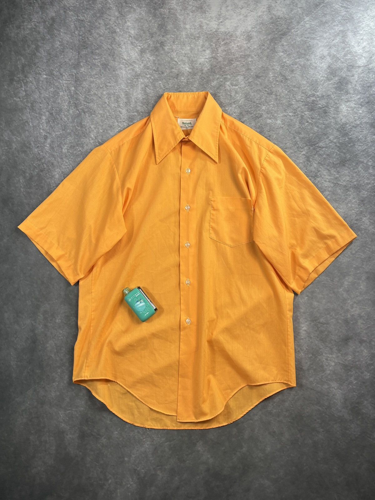 Vintage 1980s Vintage Shortsleeve Shirt Summer Highlighter Perma Pre Size US M / EU 48-50 / 2 - 1 Thumbnail