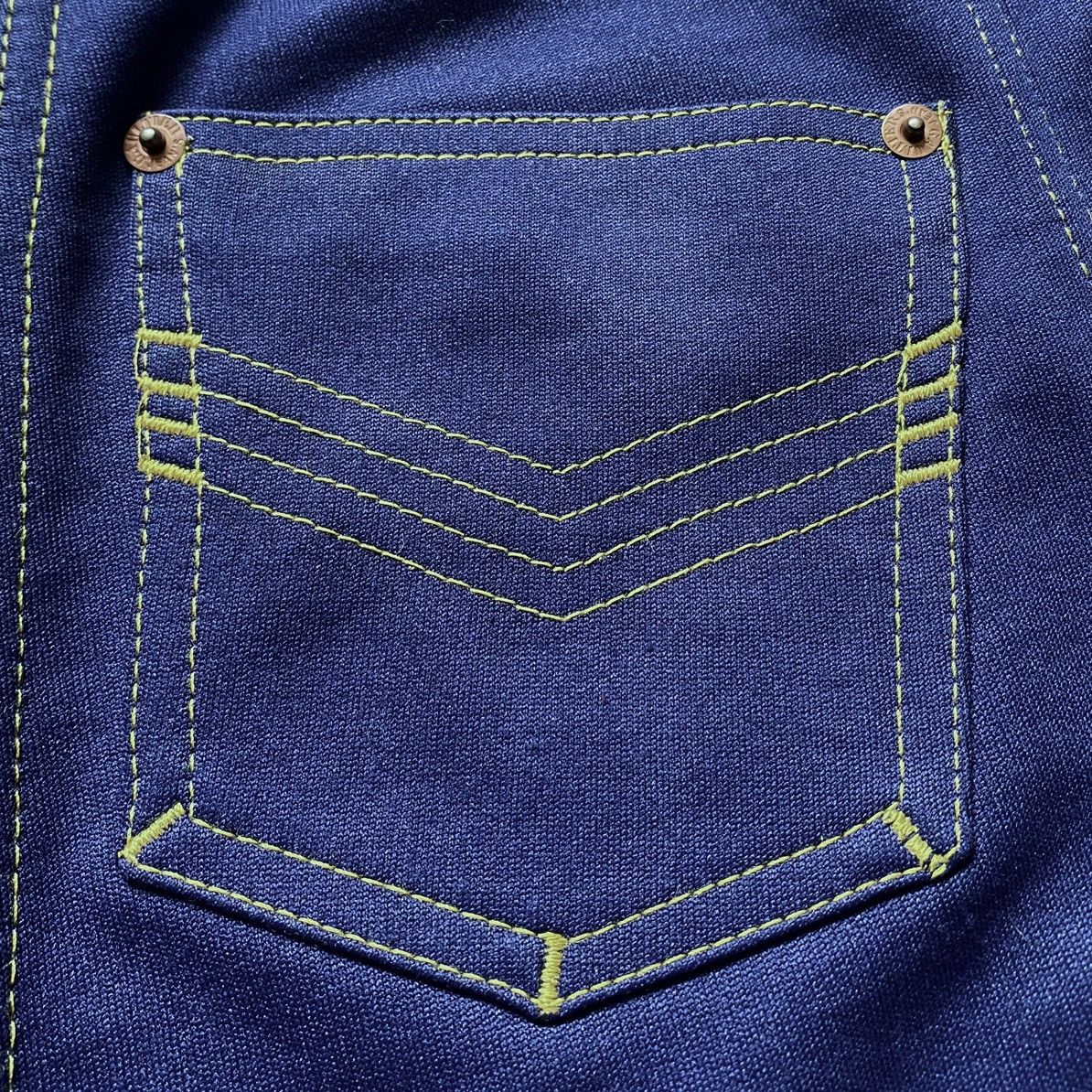 Jean Paul Gaultier Women’s Archival Gaultier Jeans Blue Polyester Mini Skirt Size 28" / US 6 / IT 42 - 17 Thumbnail