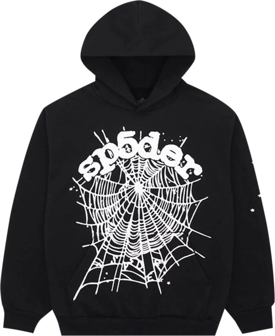 Spider Sp5der BLACK OG WEB HOODIE - Size S | Grailed
