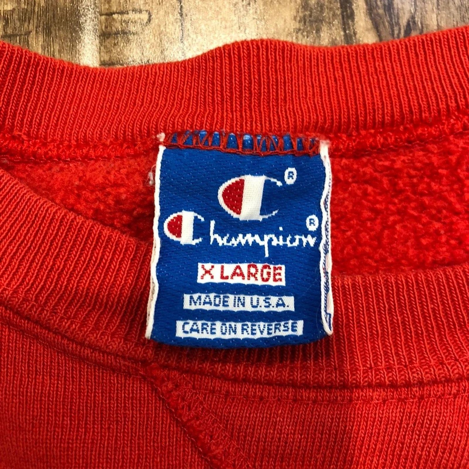Champion × Vintage Vintage 90s Champion Sweatshirt Size US L / EU 52-54 / 3 - 5 Thumbnail