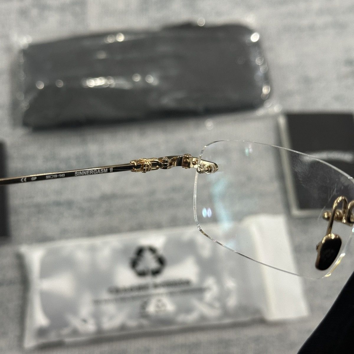 Chrome Hearts CHROME HEARTS SINNERGASM EYEGLASSES Size ONE SIZE - 7 Thumbnail