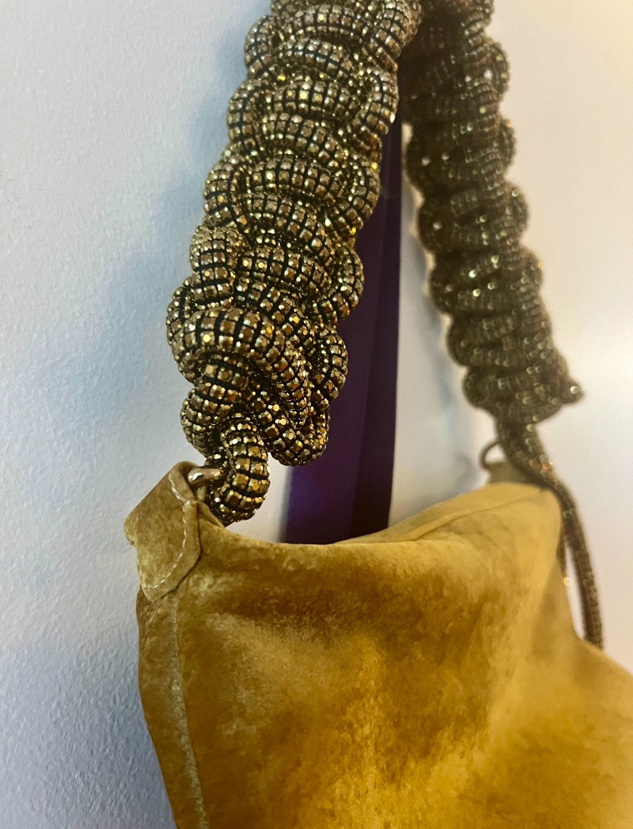 KARA Kara Gold Phone Cord Bag Size ONE SIZE - 4 Thumbnail