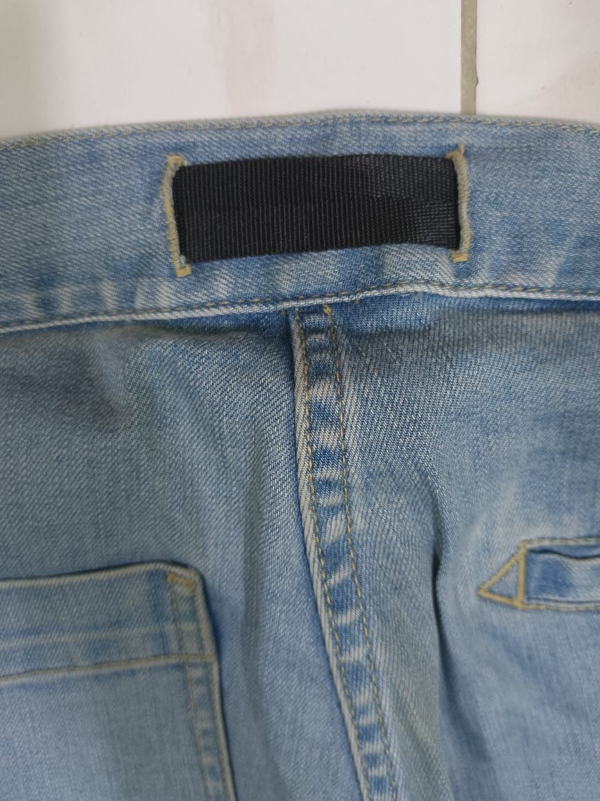 Gramicci × Vintage W33 Gramicci USA Single Belt Faded Blue Denim Jeans Retro Size US 33 - 17 Thumbnail