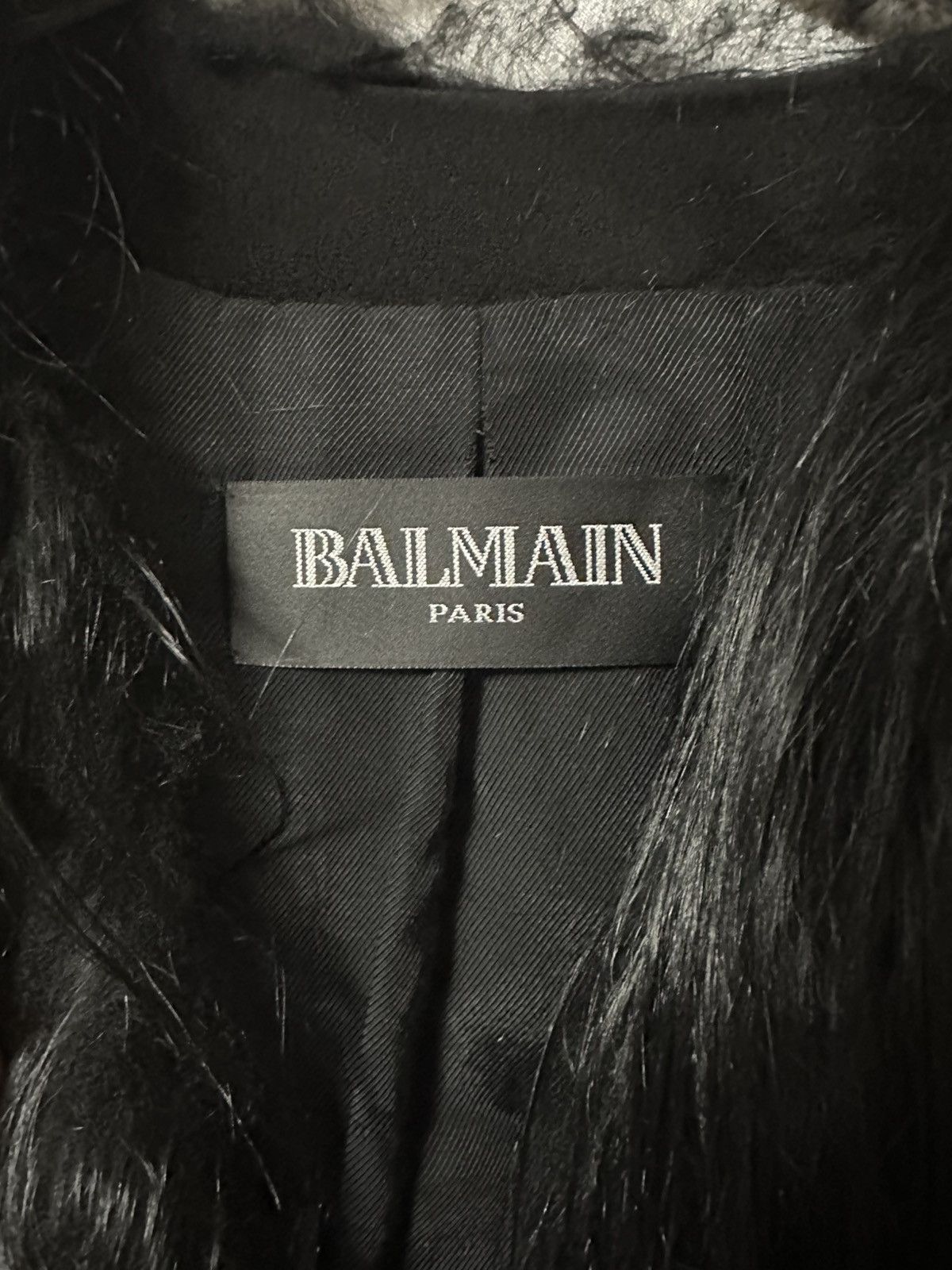 Balmain Balmain AW11 Goat leather & fur jacket Size US S / EU 44-46 / 1 - 8 Thumbnail