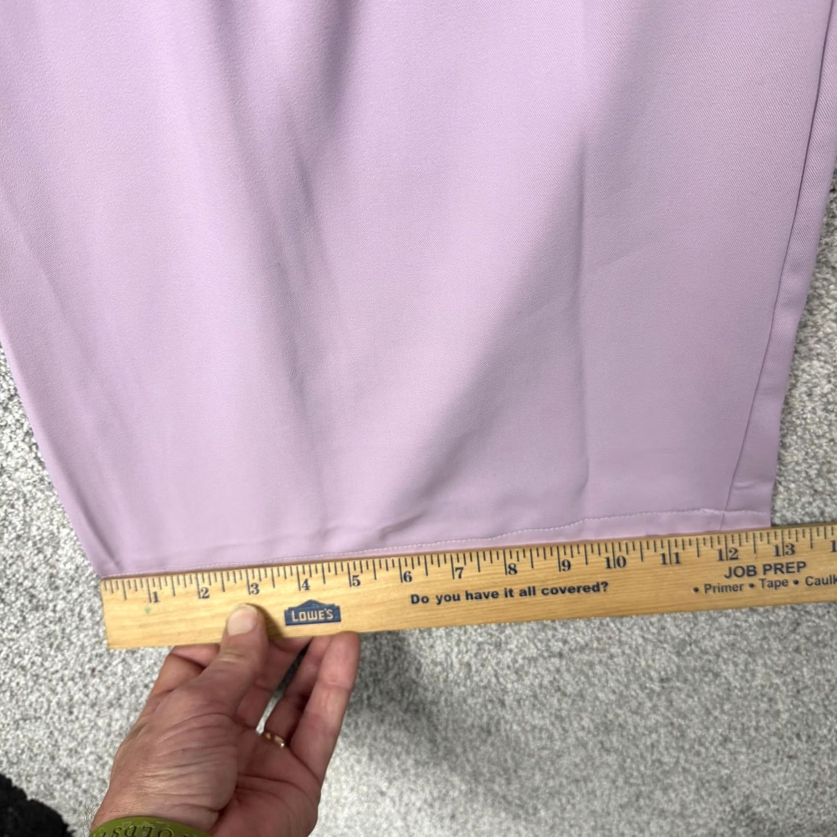Vintage Wynne Layers Cropped Pants M 30x25 Wide-Leg Palazzo Purple Size 32" / US 10 / IT 46 - 3 Thumbnail