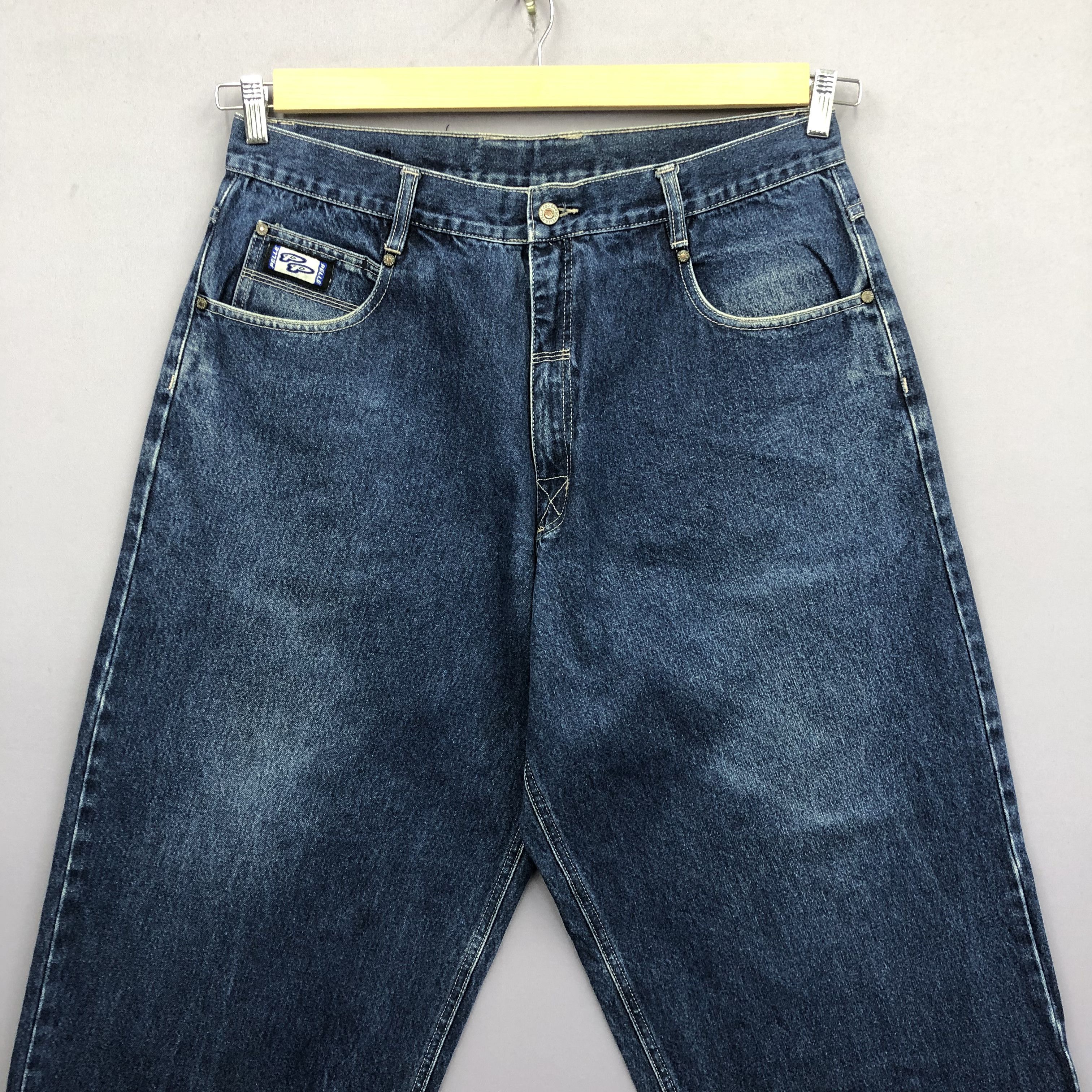 Pelle Pelle Crazy Y2K Vintage Pelle Pelle Baggy JNCO Style Faded Jeans Size US 36 / EU 52 - 3 Thumbnail
