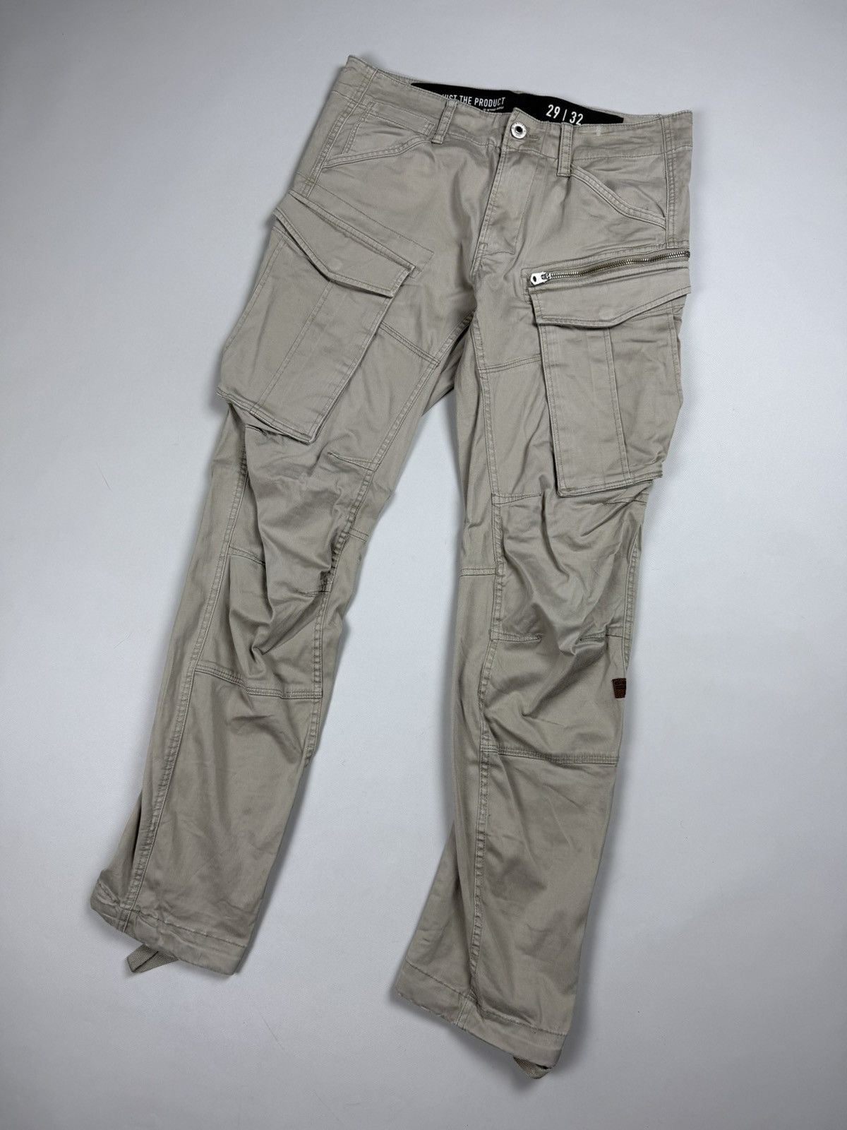 Designer G Star Raw Rovic Zip 3D Tapered Cargo Pants Trousers Size US 29 - 4 Thumbnail