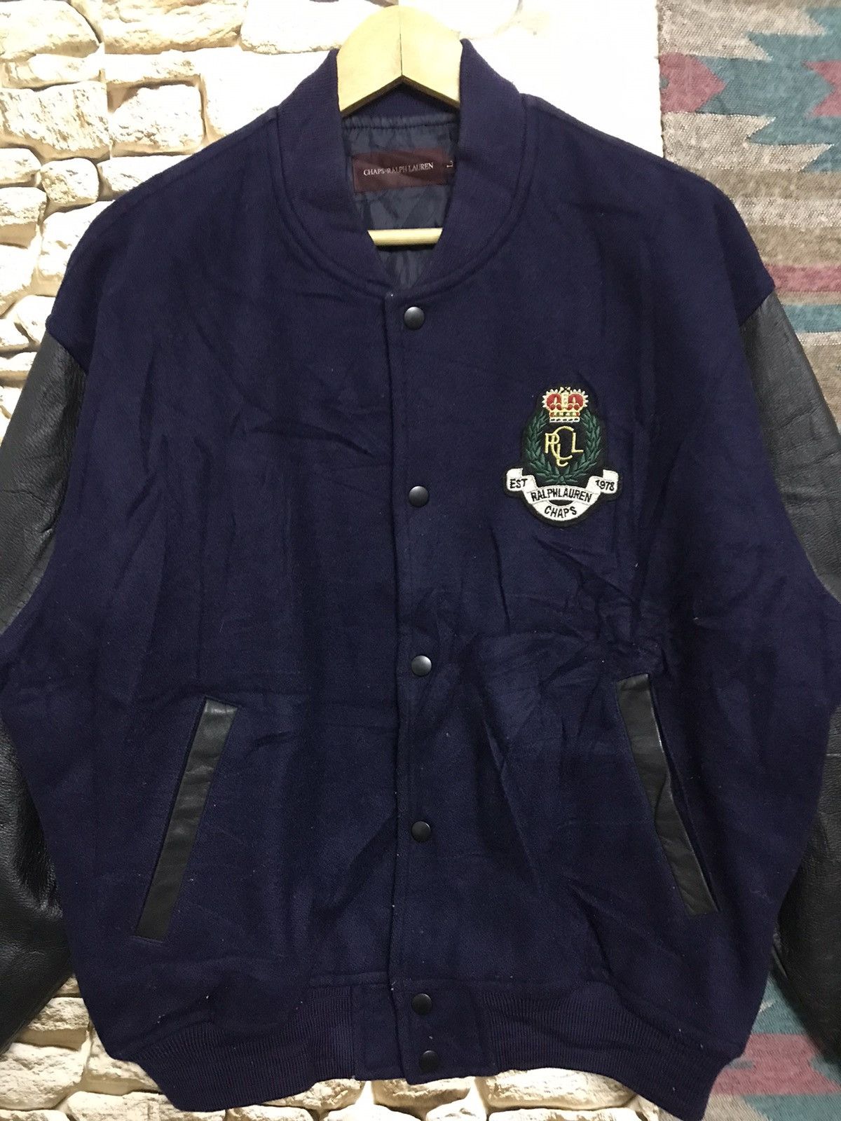 Chaps Ralph Lauren Chaps Ralph Lauren Varsity Jacket Size US L / EU 52-54 / 3 - 3 Thumbnail