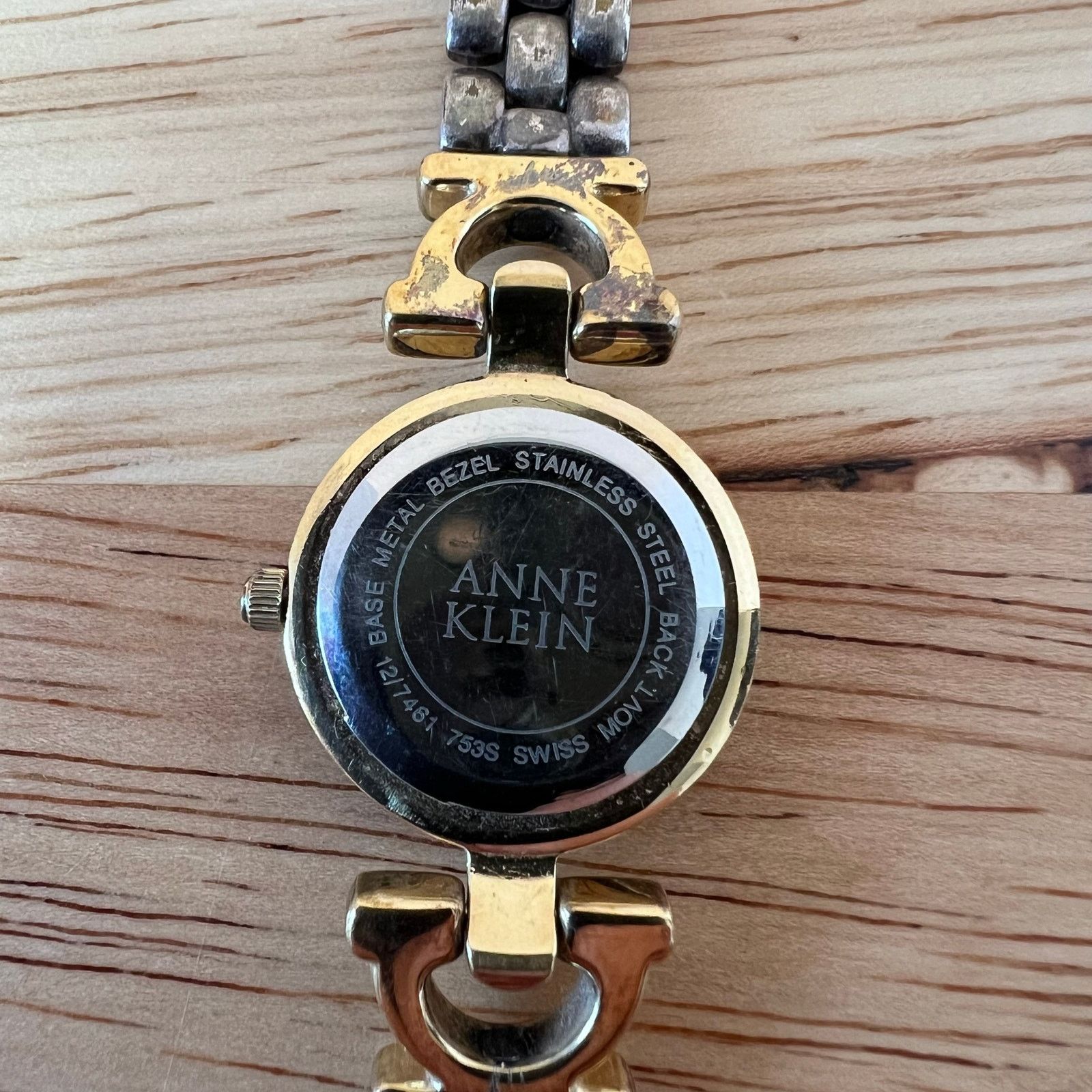 Anne Klein Anne Klein Diamond Swiss Watch Two-Tone Gold Silver Crystal Size ONE SIZE - 9 Thumbnail