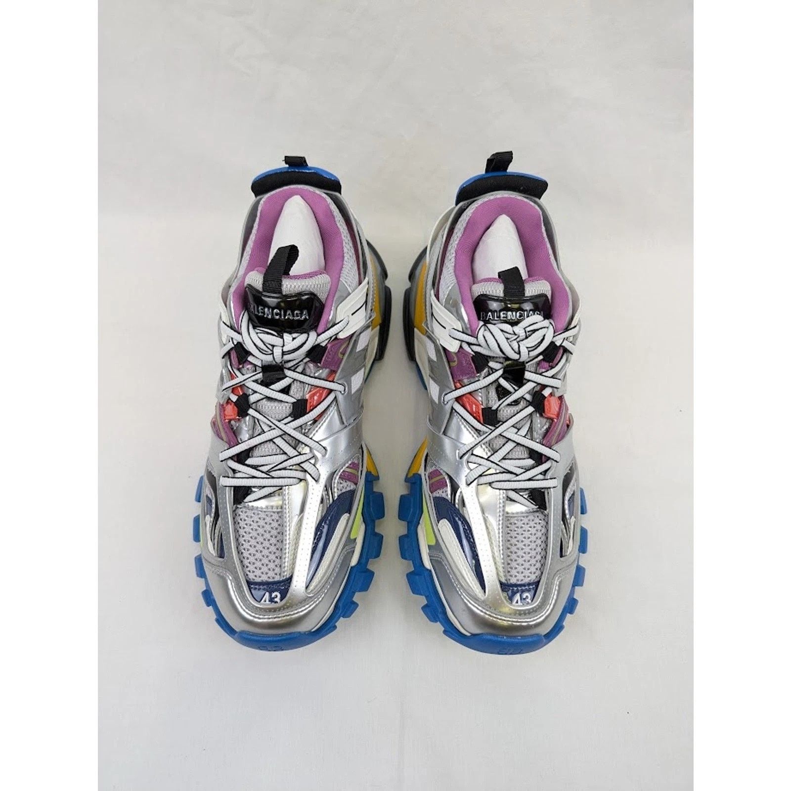 Balenciaga o1rshd1 Track Sneakers in Multicolor Size US 12 / EU 45 - 14 Thumbnail