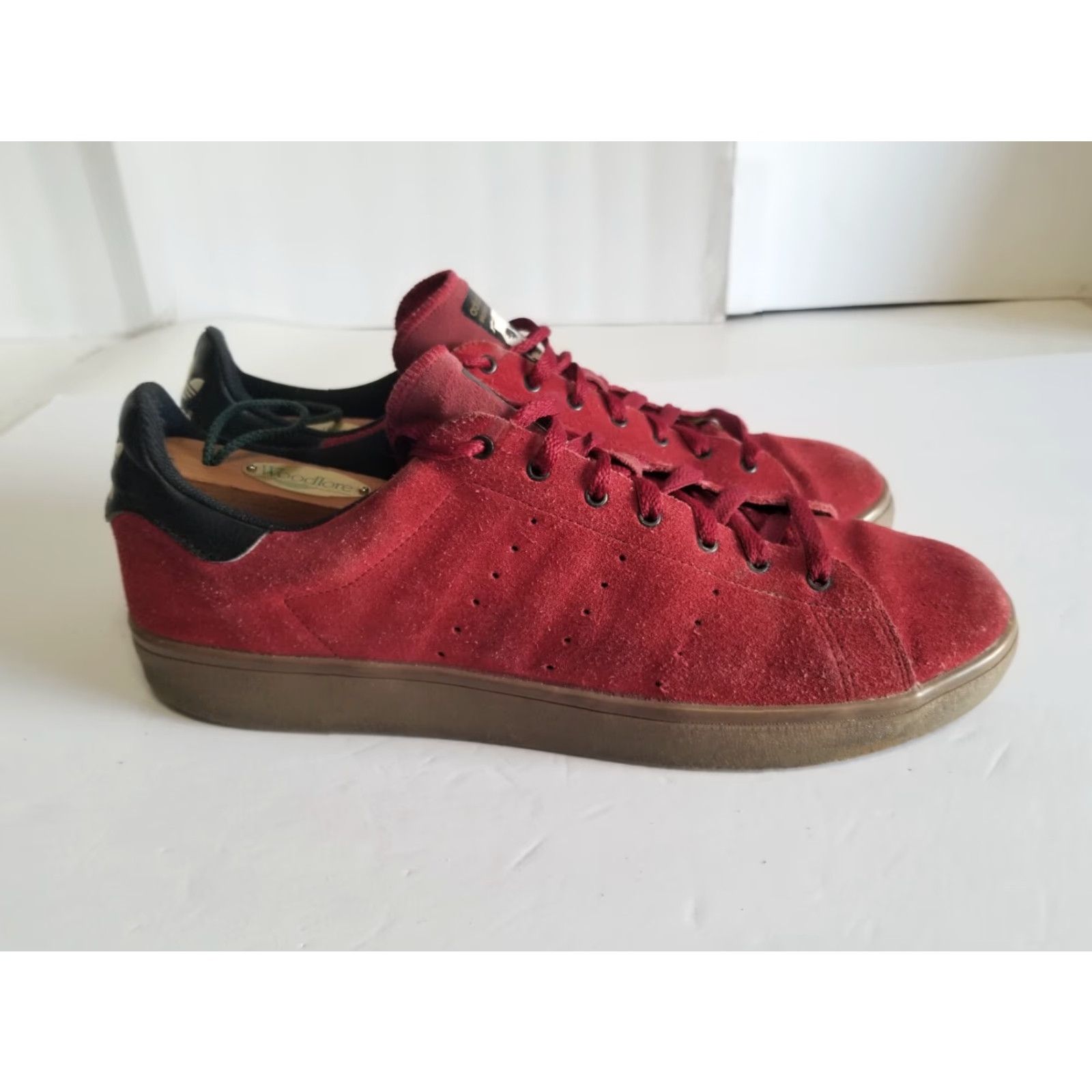 Adidas Adidas Stan Smith Vulc Burgundy Gum Suede Skateboarding C75190 Men's Size 12 Size US 13 / EU 46 - 2 Thumbnail