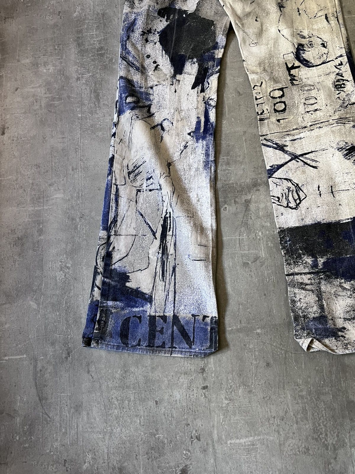 Just Cavalli Just Cavalli Napoleon Print flared jeans 2000s Size 28" / US 6 / IT 42 - 15 Thumbnail