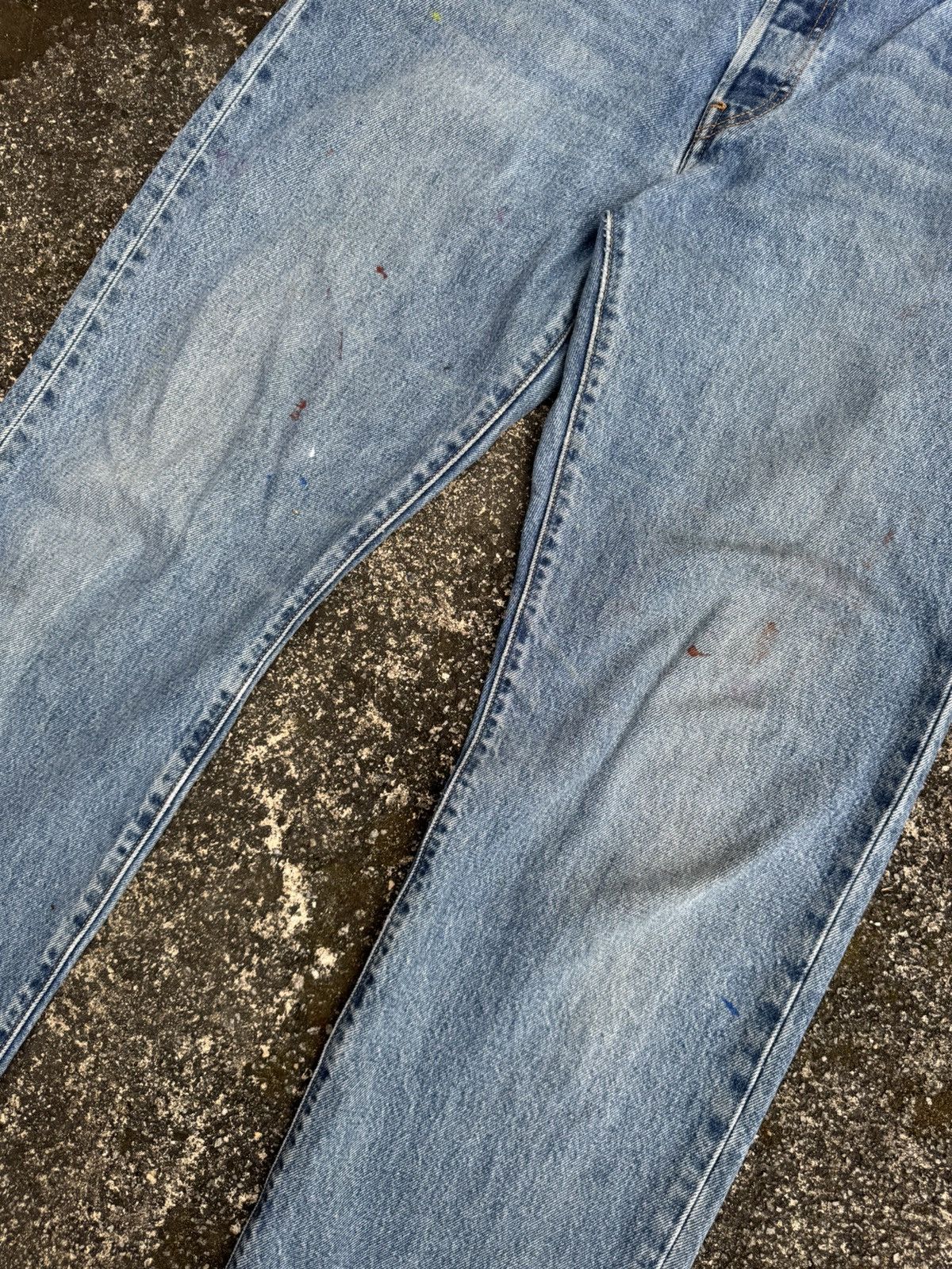 Levi's × Vintage Levis 501 Big E 4 button denim jeans Size US 32 / EU 48 - 2 Thumbnail