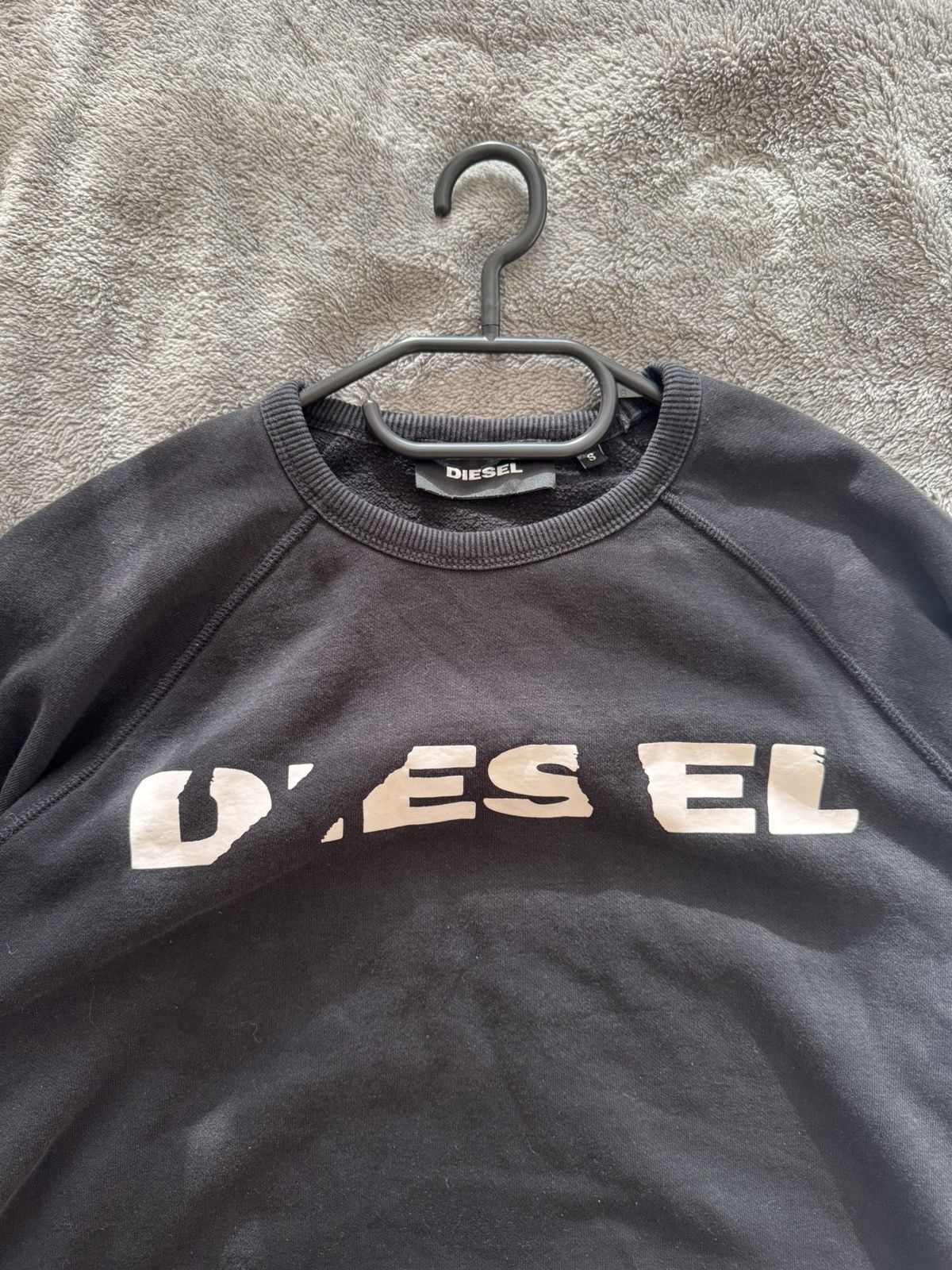 Diesel Diesel Distressed Big Logo Crewneck Size US S / EU 44-46 / 1 - 3 Thumbnail