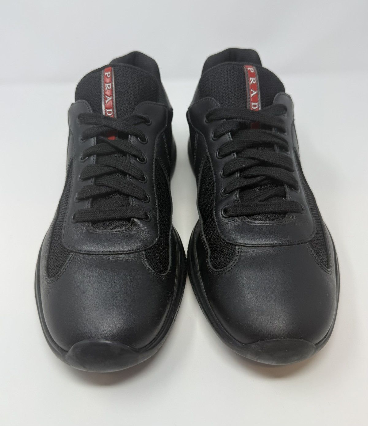 Prada Prada Americas Cup Sneaker Leather Black Size US 13 / EU 46 - 2 Thumbnail