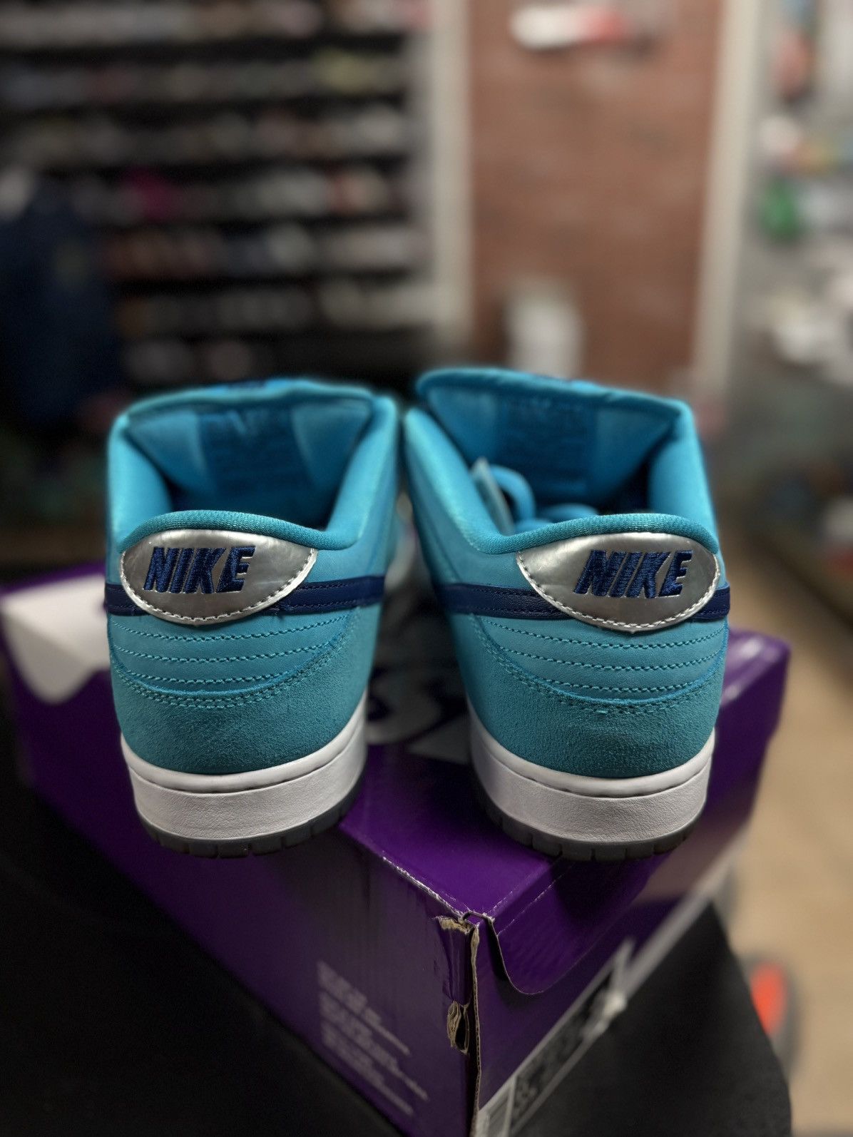 Nike Size 11 - Nike Dunk SB Low Blue Fury 2020 (BQ6817-400) Size US 11 / EU 44 - 16 Thumbnail