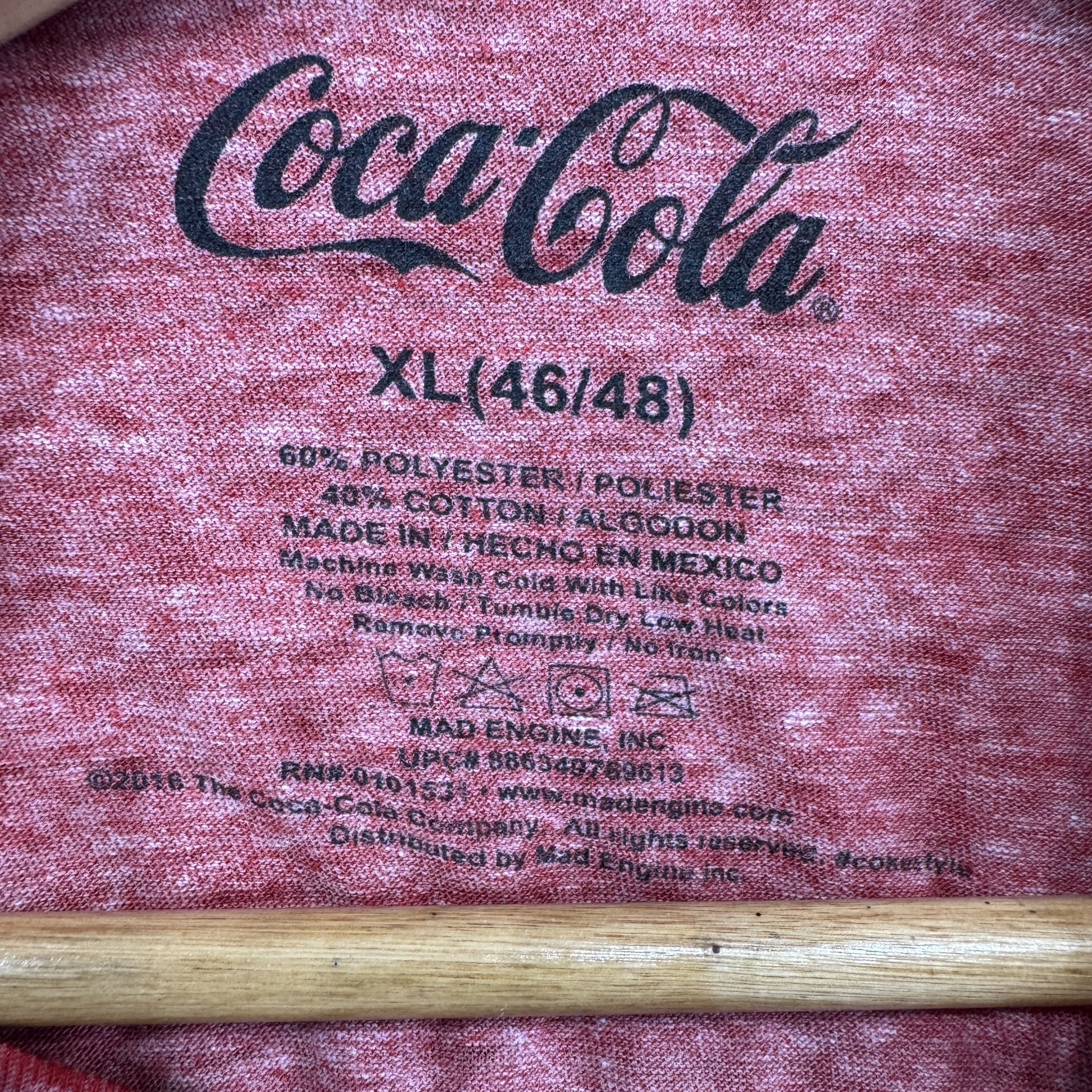 Vintage Rare Vintage Coca Cola Tshirt Size US XL / EU 56 / 4 - 5 Thumbnail