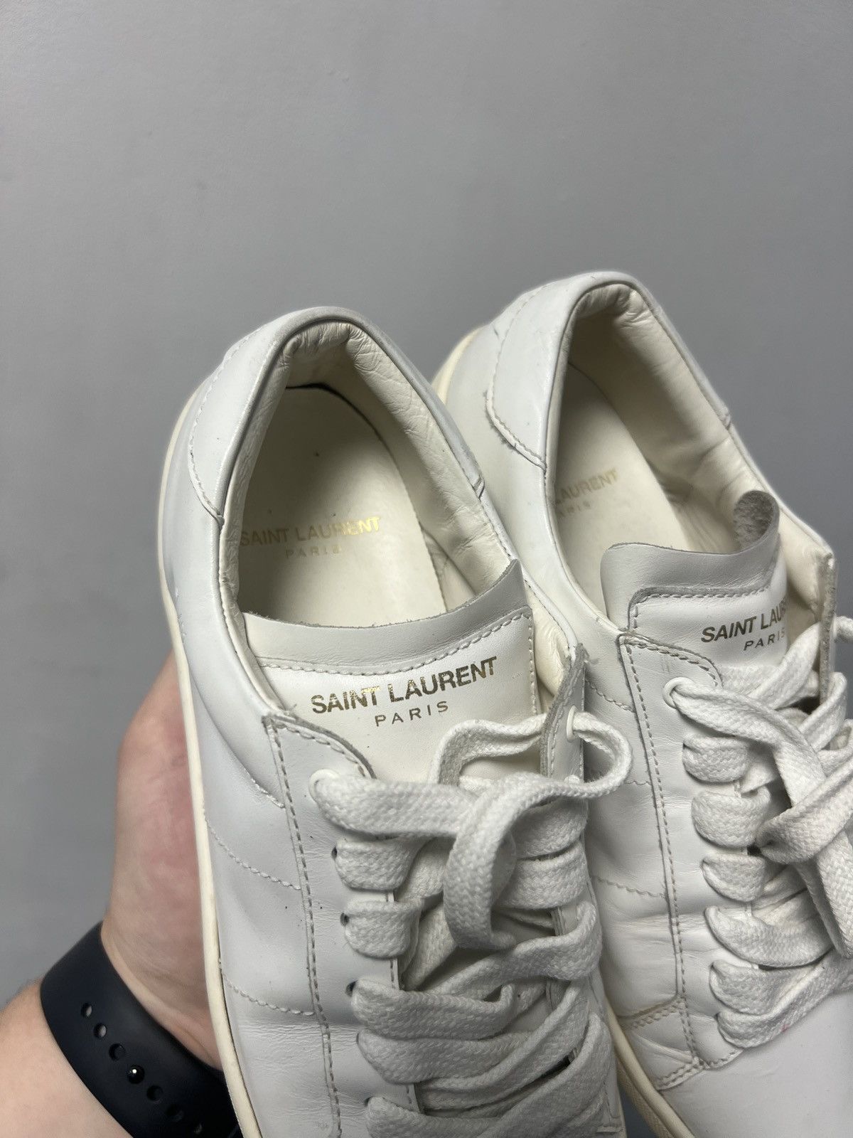 Saint Laurent Paris Saint Laurent Paris Womens Shoes Size 36 White Size US 5 / IT 35 - 3 Thumbnail