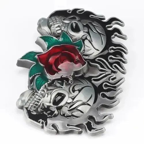 Other Skull skeleton buckle head ( buckle only ) Size ONE SIZE - 3 Thumbnail