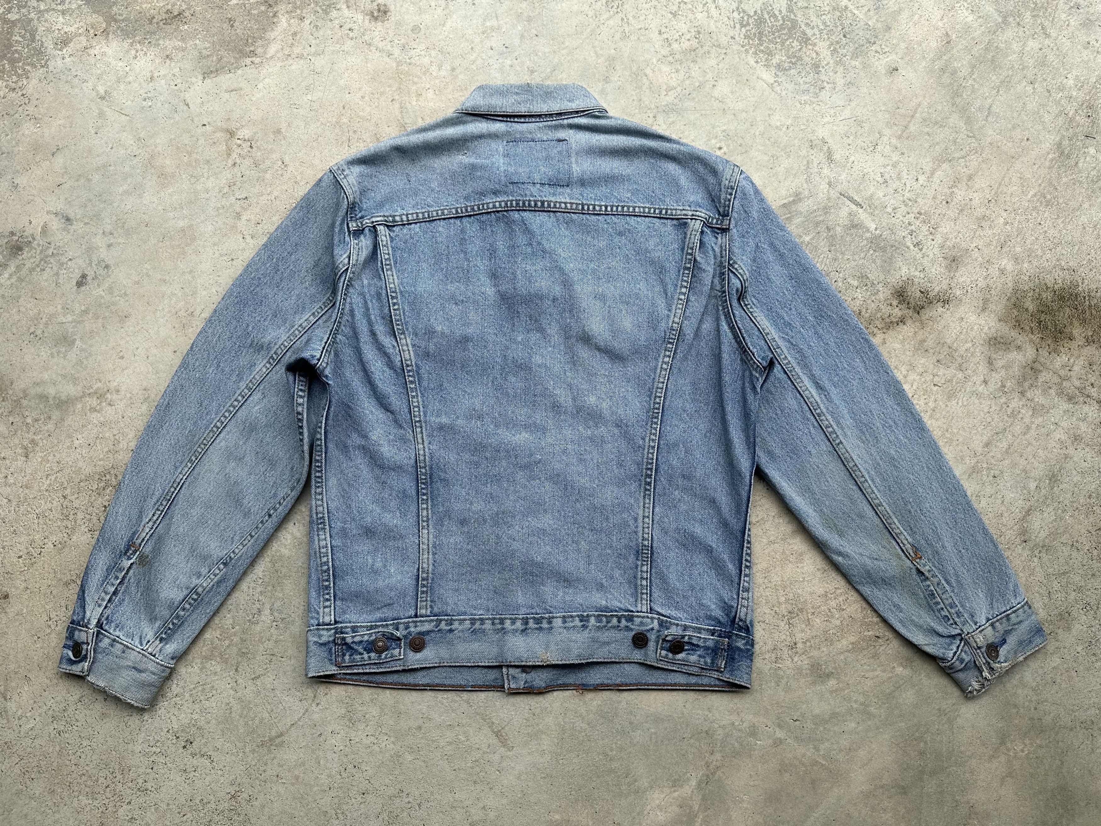 Levi's Vintage Levi’s Trucker Jacket Lot 75506 Distressed Jeans Size US M / EU 48-50 / 2 - 2 Thumbnail
