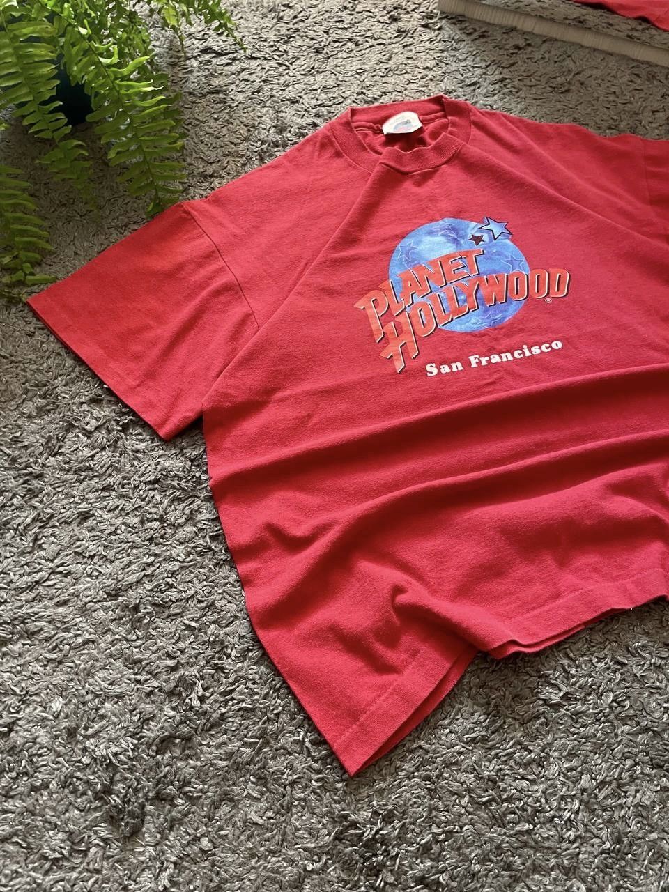 Planet Hollywood × Vintage 90s Planet Hollywood T-Shirt Streetwear Vintage Big Logo Y2k Size US L / EU 52-54 / 3 - 6 Thumbnail
