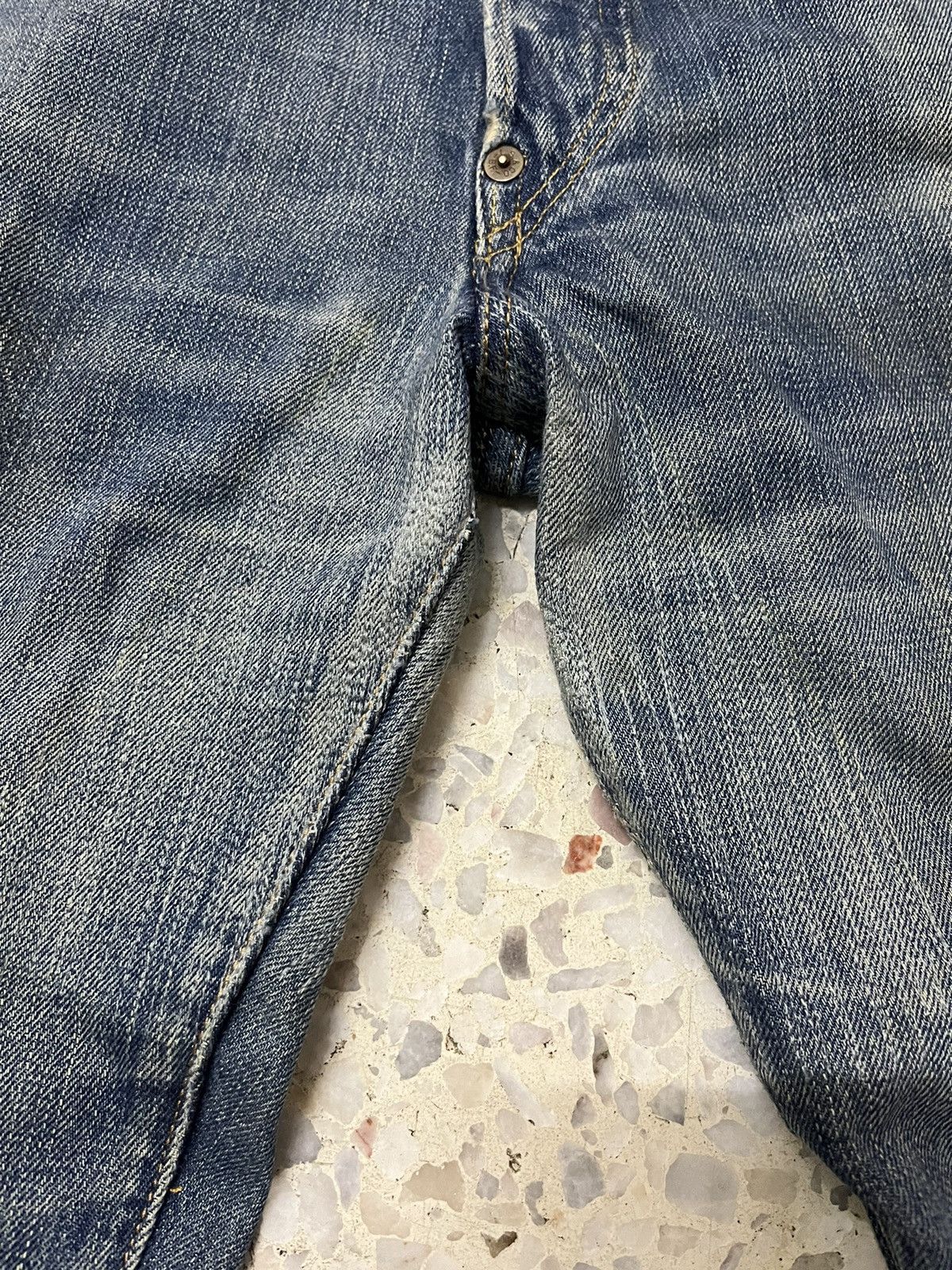 Levi's Vintage Clothing Distress Levi’s 501xx selvedge denim Size US 31 - 5 Thumbnail