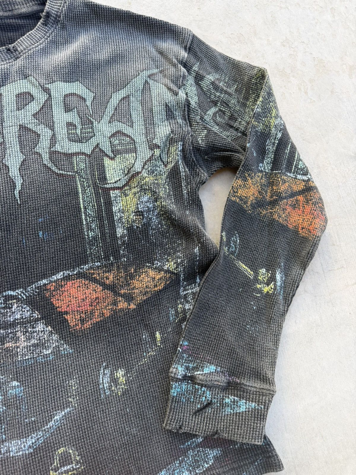 Vale Vale Forever RIP Thermal AOP Long Sleeve – Washed Black (L) Size US L / EU 52-54 / 3 - 5 Thumbnail