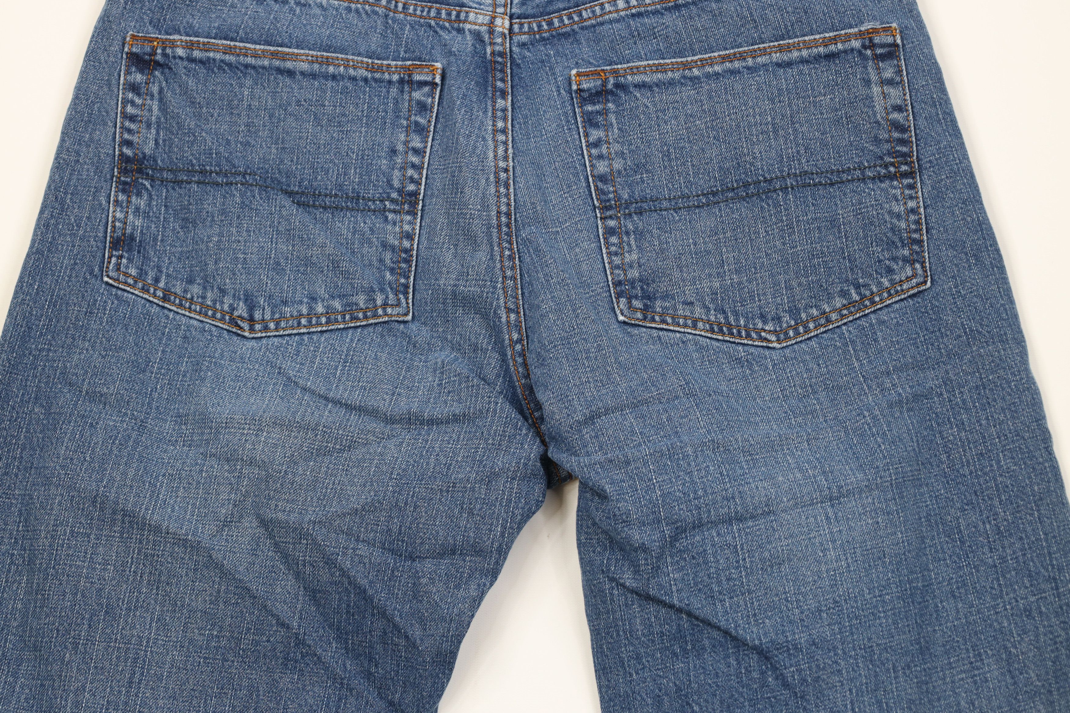 Ralph Lauren Vintage 90s Y2K Ralph Lauren Baggy Wide Leg Denim Jeans Blue Size US 33 - 11 Thumbnail