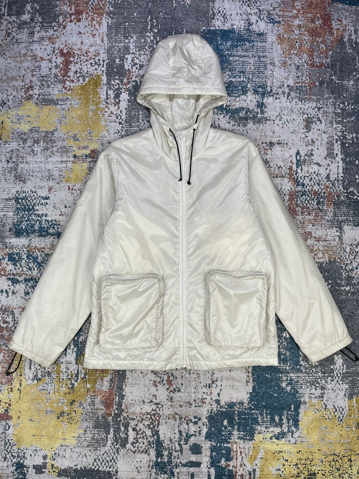 Japanese Brand Trans Continent 3D Front And Back Pockets Hooded Jackets Size US M / EU 48-50 / 2 - 1 Thumbnail