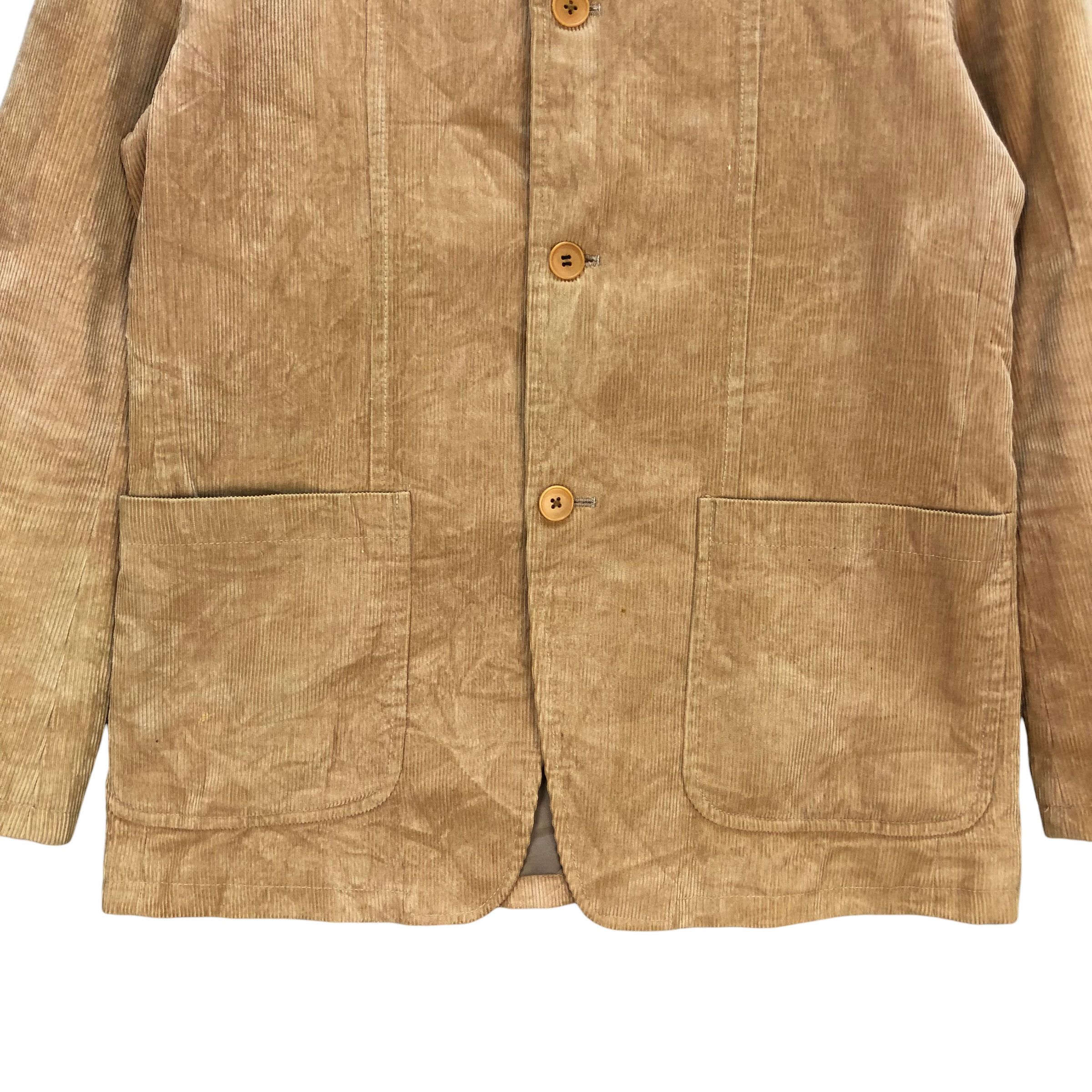 Japanese Brand INED HOMME CORDUROY JACKET #7364-134 Size US S / EU 44-46 / 1 - 3 Thumbnail