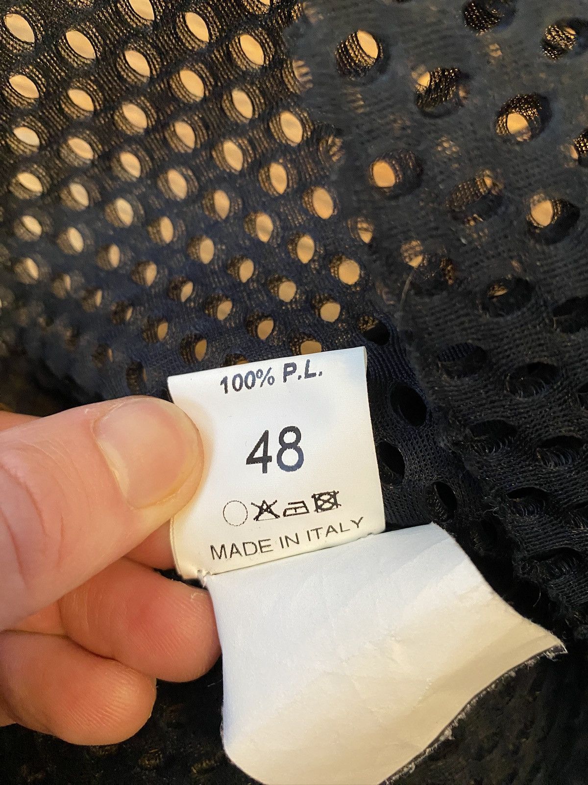 Raf Simons Raf Simons SS15 Black Mesh Tank Size US M / EU 48-50 / 2 - 9 Thumbnail