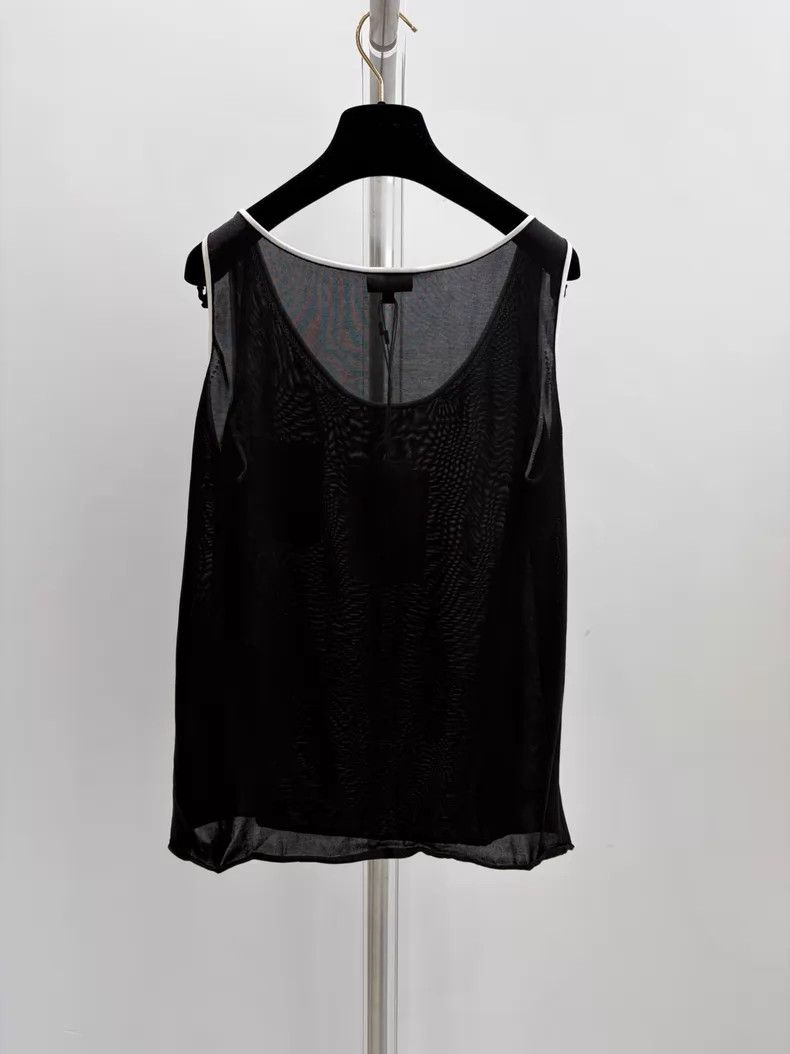 Chanel Chanel Black pocket vest with suspenders Size S / US 4 / IT 40 - 2 Thumbnail