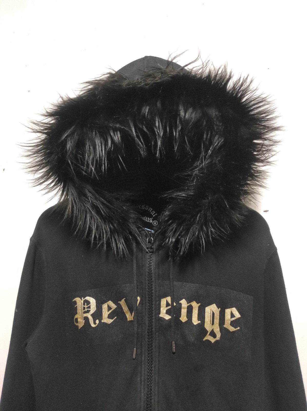 Japanese Brand Personal Jesus REVENGE double zip fur hoodie ifsix LGB style Size US M / EU 48-50 / 2 - 8 Thumbnail