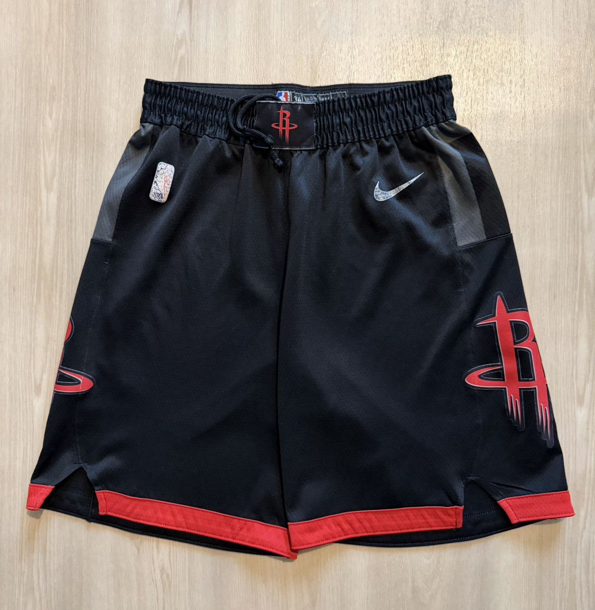 Nike Nike Houston Rockets NBA Authentics Black Red Size 34 Size US 32 / EU 48 - 1 Thumbnail