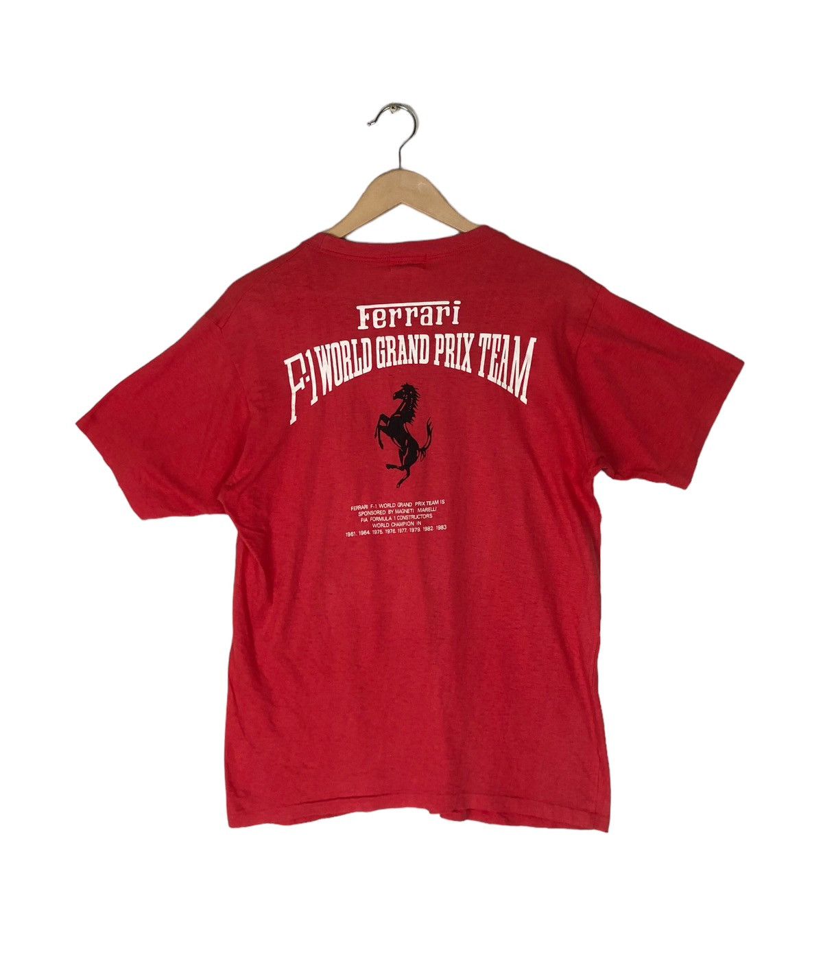 Vintage Ferrari F1 World Grand Prix Team T shirt