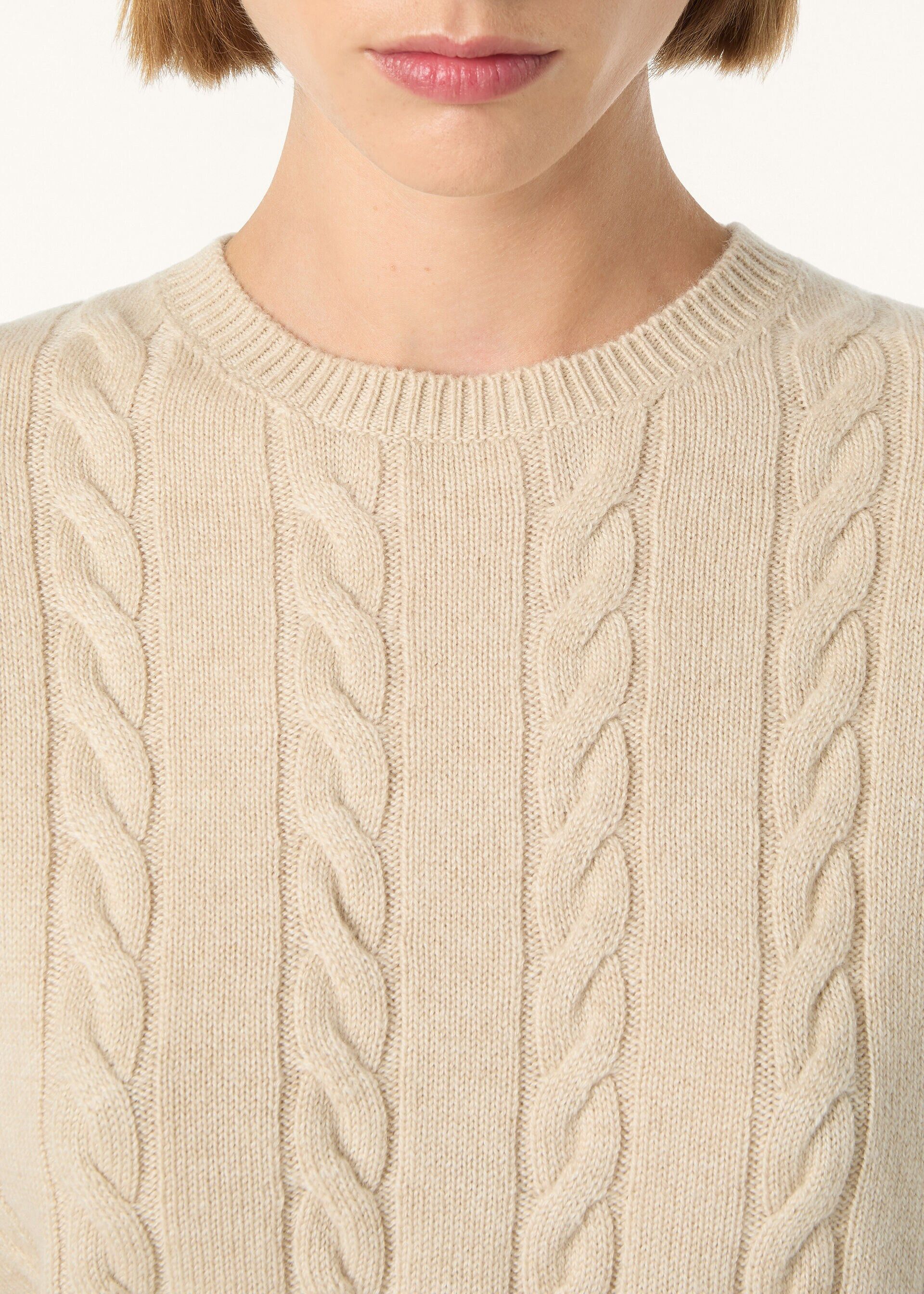 Loro Piana os11x0426 FAQ4509 Cedar Crewneck Sweater in Natural Melange Size S / US 4 / IT 40 - 3 Thumbnail