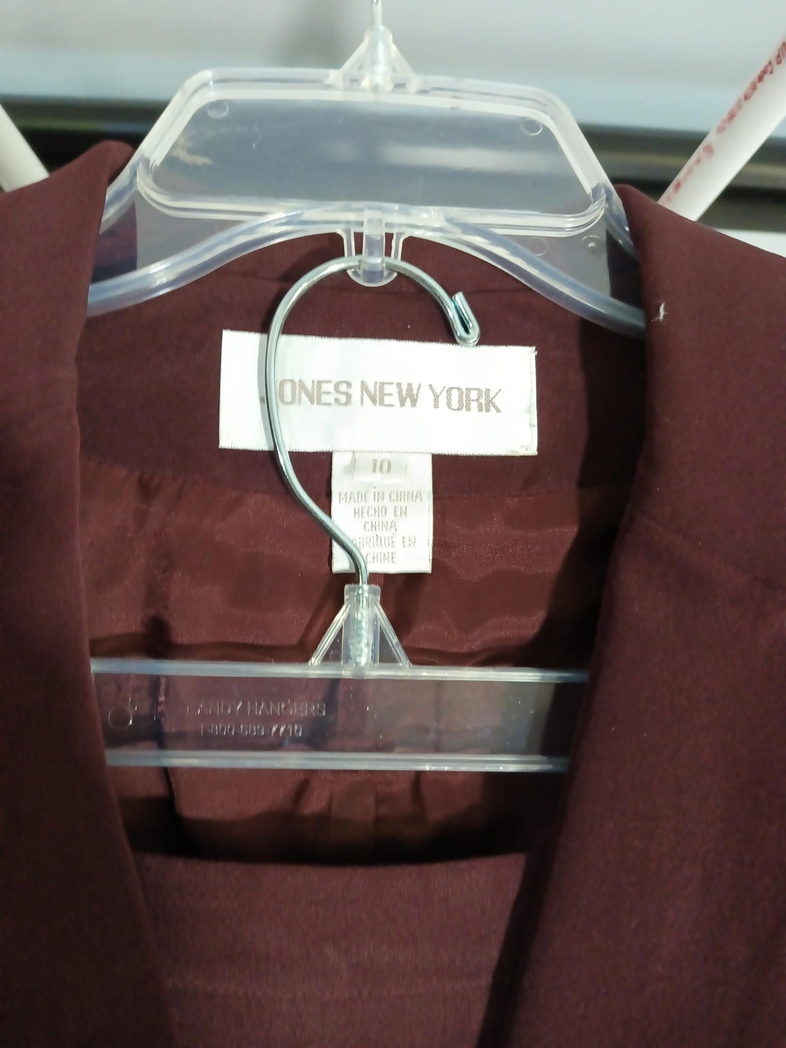 Jones New York Jones New York Women's Burgundy Suit Set Size L / US 10 / IT 46 - 2 Thumbnail