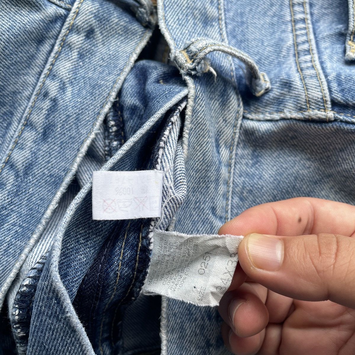 Japanese Brand Vintage Lee Japan Distressed Faded Jeans Denim Pants Size US 32 / EU 48 - 7 Thumbnail
