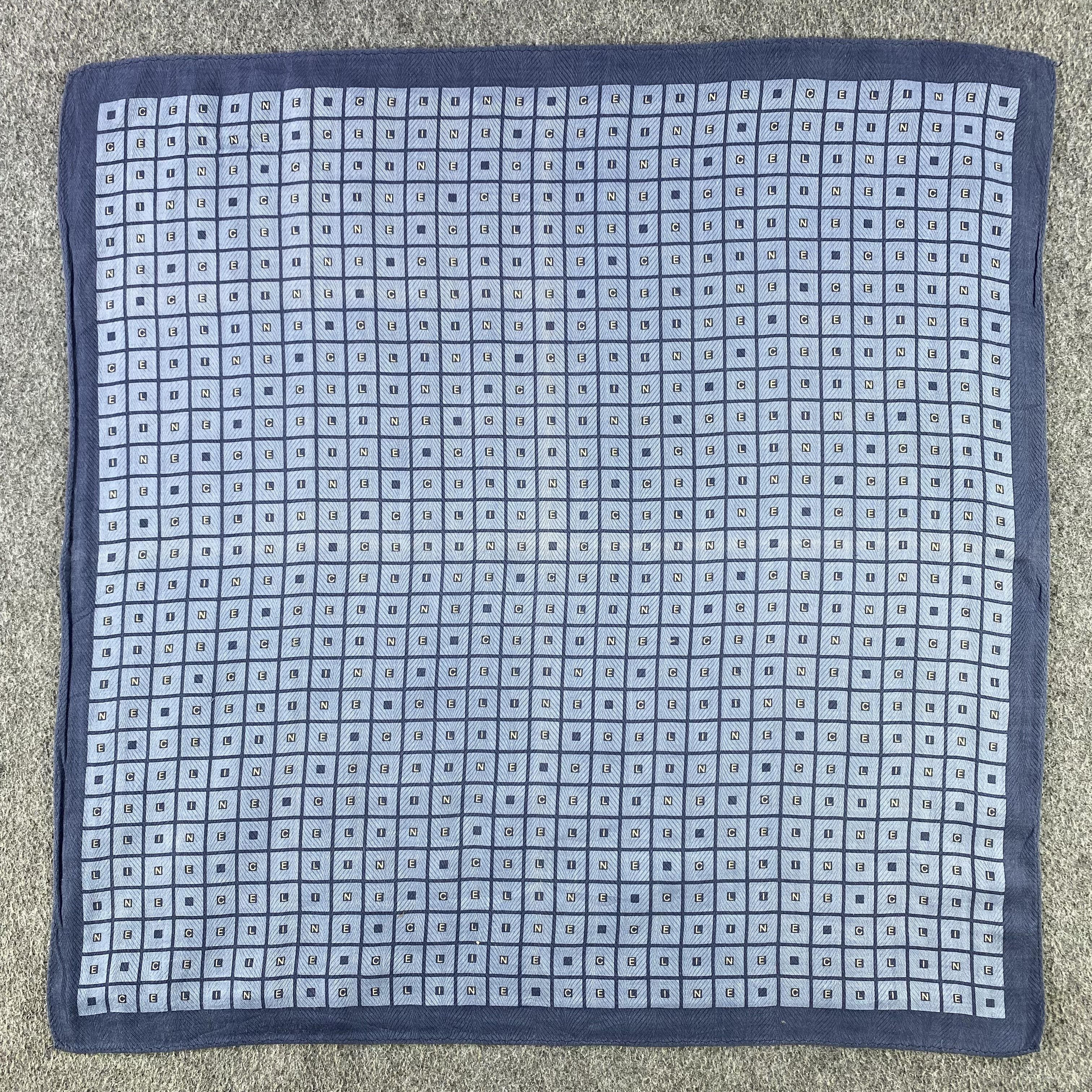 Celine × Vintage Celine Handkerchief/Neckerchief/Bandana HC559 Size ONE SIZE - 1 Thumbnail