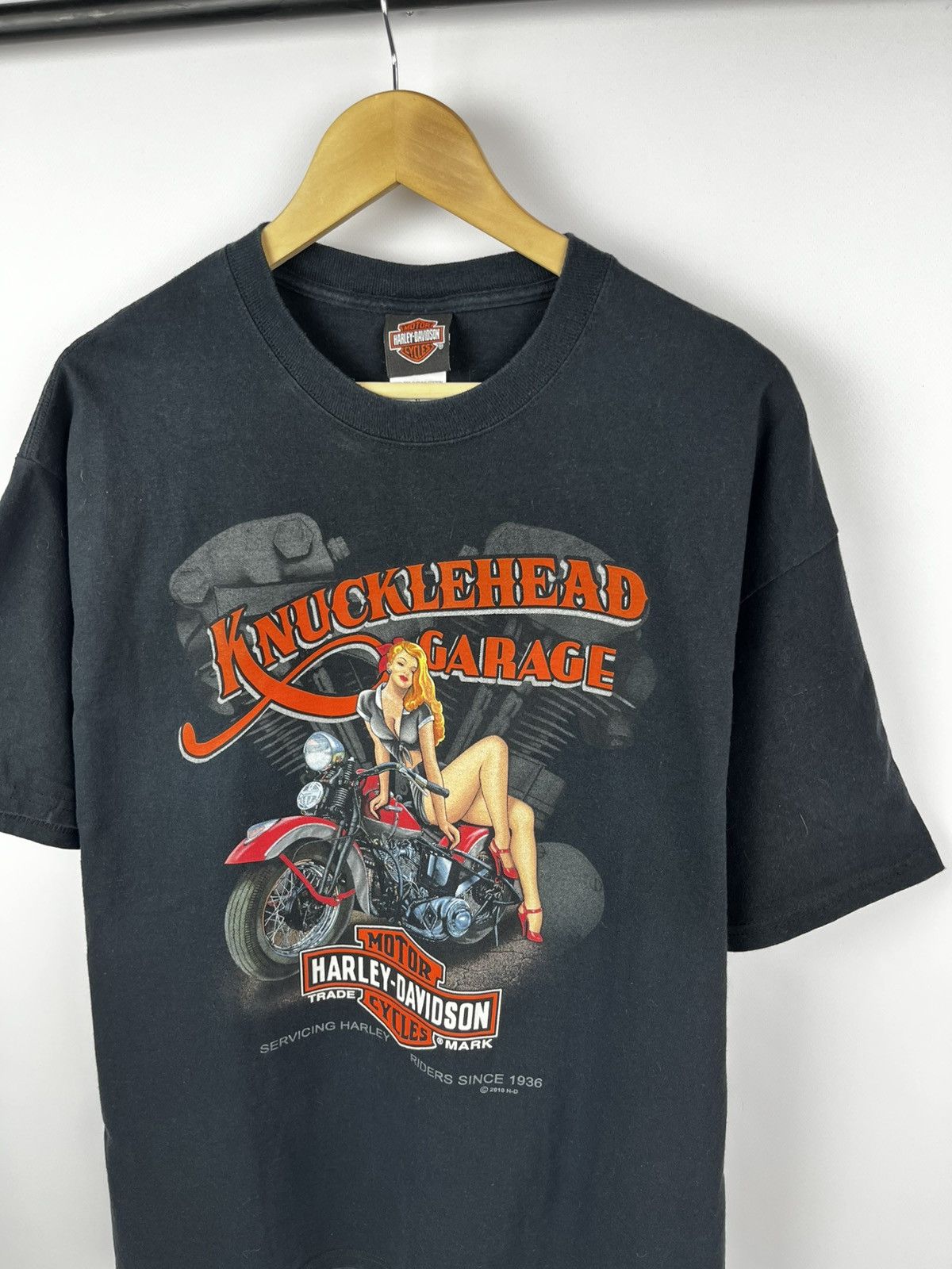 Harley Davidson Harley Davidson T-Shirt Knucklehead Garage Men's XL Size US XL / EU 56 / 4 - 3 Thumbnail