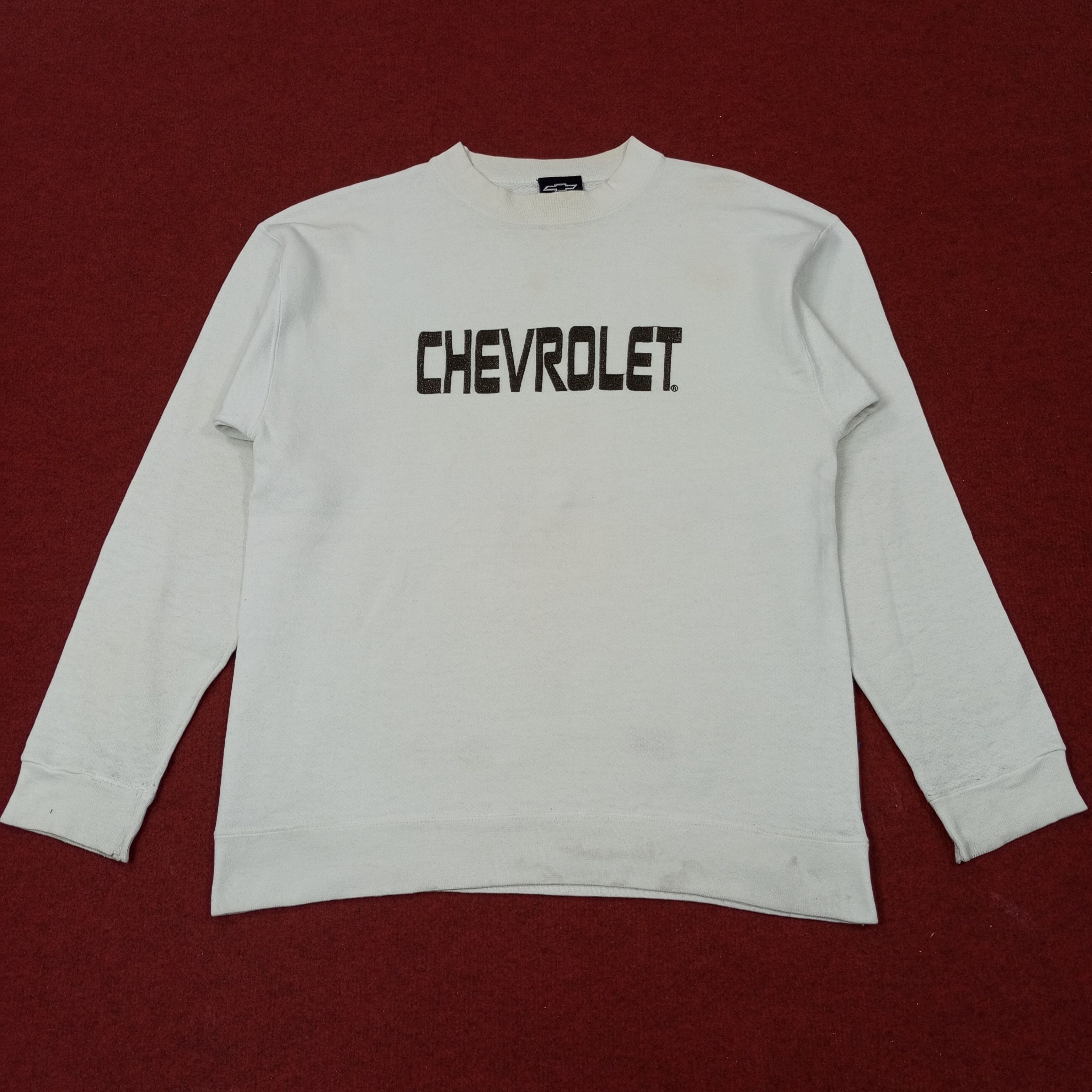 Vintage Vintage Chevrolet Motorsports Brand Sweatshirt c246n21 Size US M / EU 48-50 / 2 - 1 Thumbnail