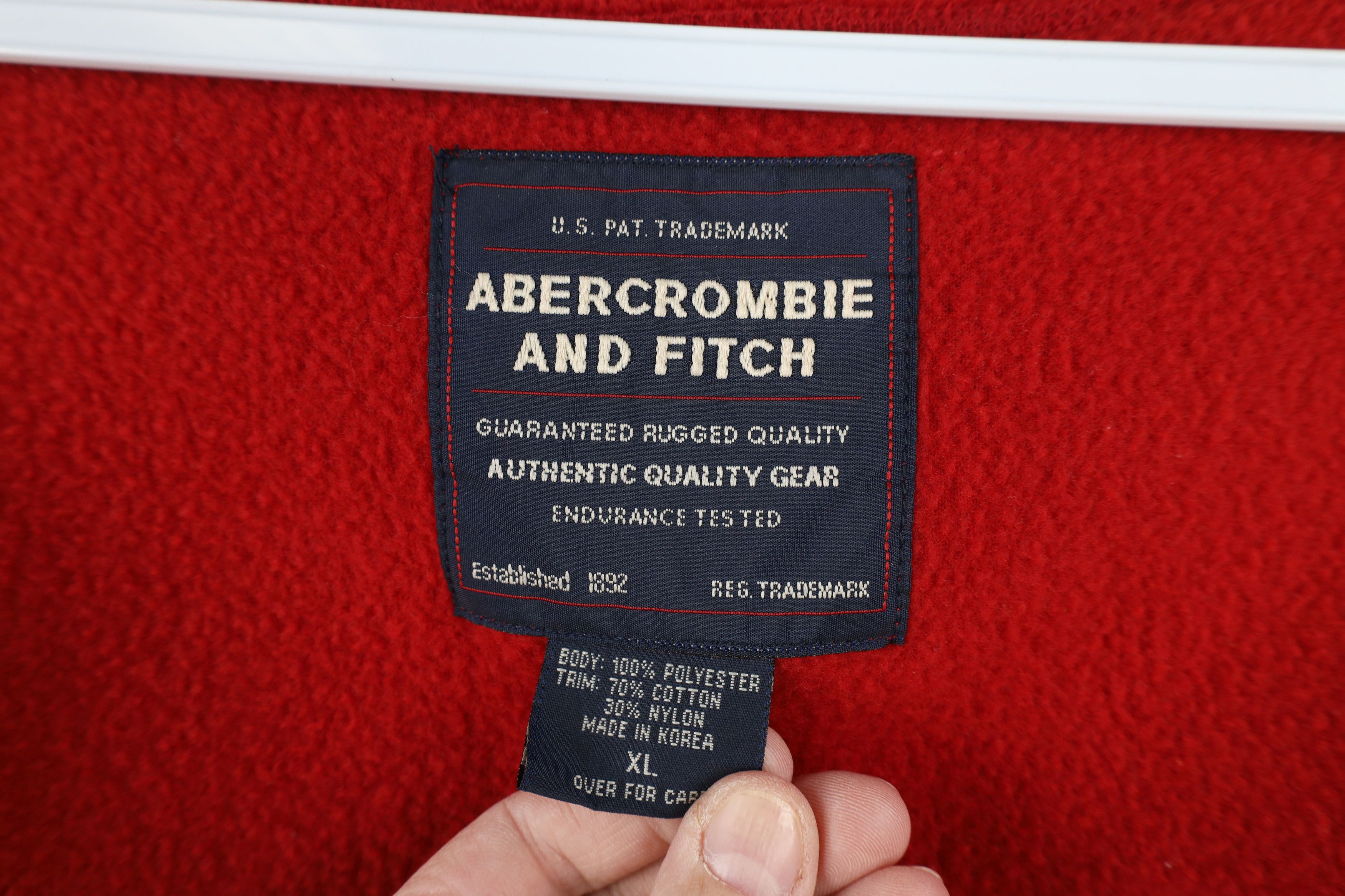 Abercrombie & Fitch × Vintage Vintage 90s Y2K Abercrombie & Fitch Full Zip Vest Jacket Size US XL / EU 56 / 4 - 8 Thumbnail