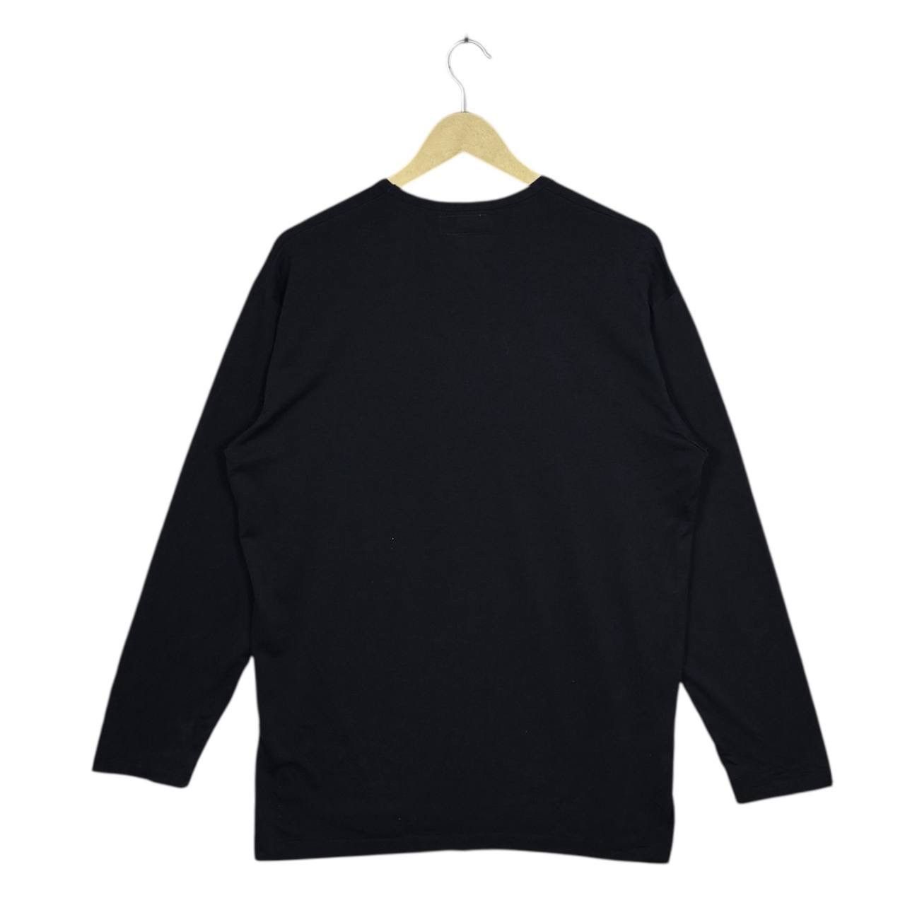 Yohji Yamamoto SS94 Yohji Yamamoto Pour Homme Tonal Crow Embroidery T-Shirt Size US M / EU 48-50 / 2 - 4 Thumbnail