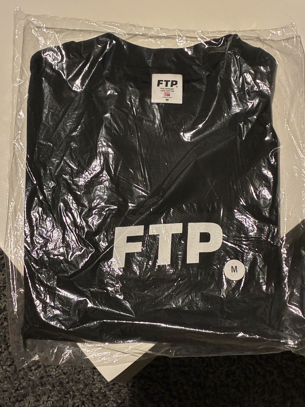 Fuck The Population Fuck the Population FTP Slap Logo Tee Black Sz. Med Size US M / EU 48-50 / 2 - 2 Thumbnail