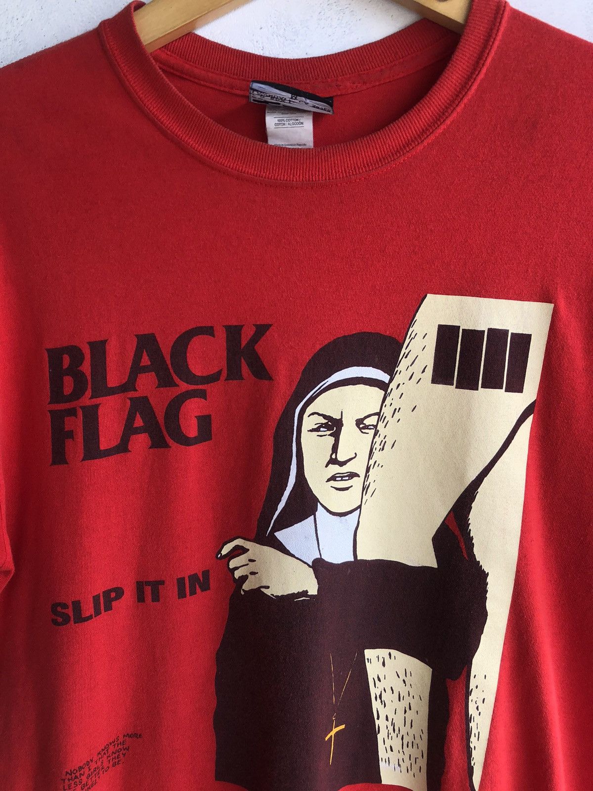 Band Tees 00s Black Flag Slip It In Tshirt Tee Size US M / EU 48-50 / 2 - 4 Thumbnail