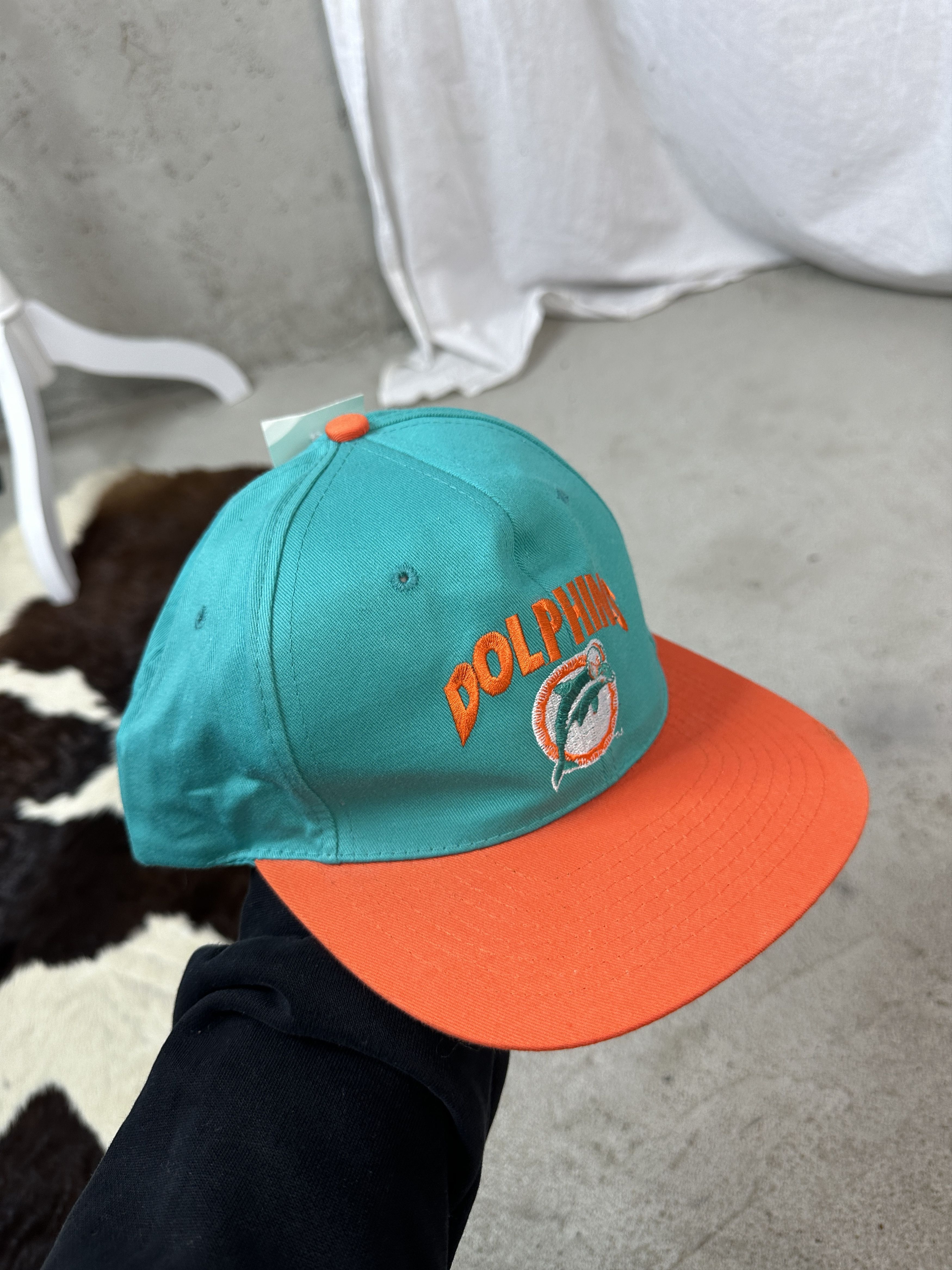 Vintage Vintage Miami Dolphins Cap New with Tag Size ONE SIZE - 1 Thumbnail