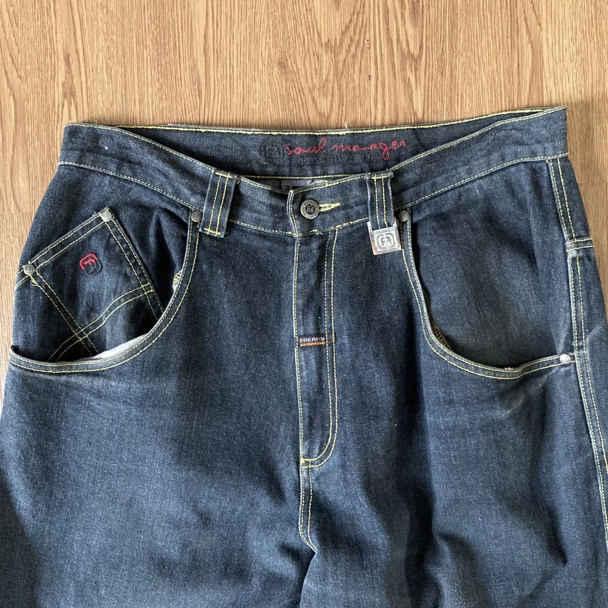 Triple 5 Soul Vintage Rare Freaky Massive Baggy Jeans Size US 36 / EU 52 - 2 Thumbnail